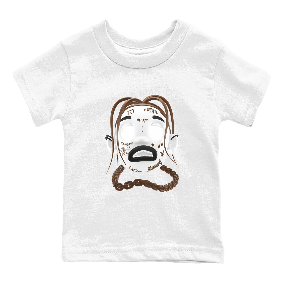 1s Low OG Mocha shirts to match jordans Goosebumps Boy sneaker match tees Air Jordan 1 Mocha match shoes to clothes SNRT Sneaker Tees Youth Baby White 2 tee