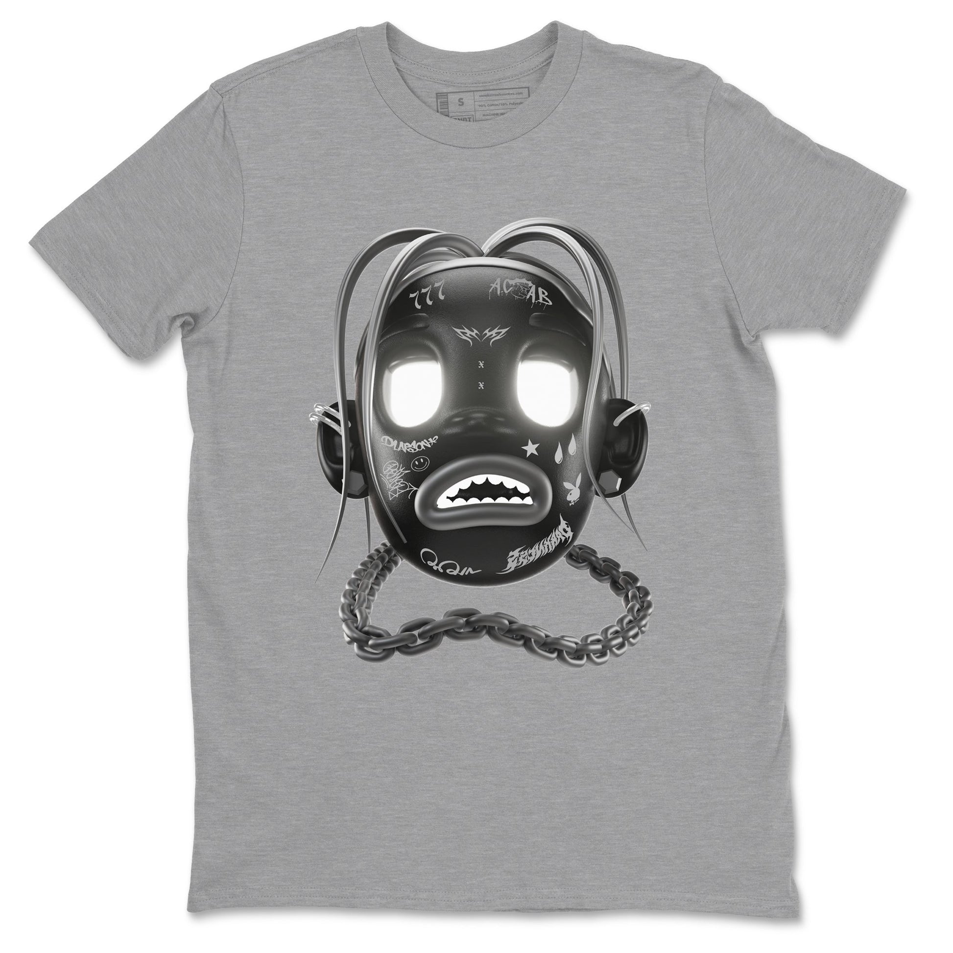12s Black Wolf Grey shirts to match jordans Goosebumps Boy sneaker match tees Air Jordan 12 Barons match shoes to clothes SNRT Sneaker Tees unisex cotton Heather Grey 2 shirts