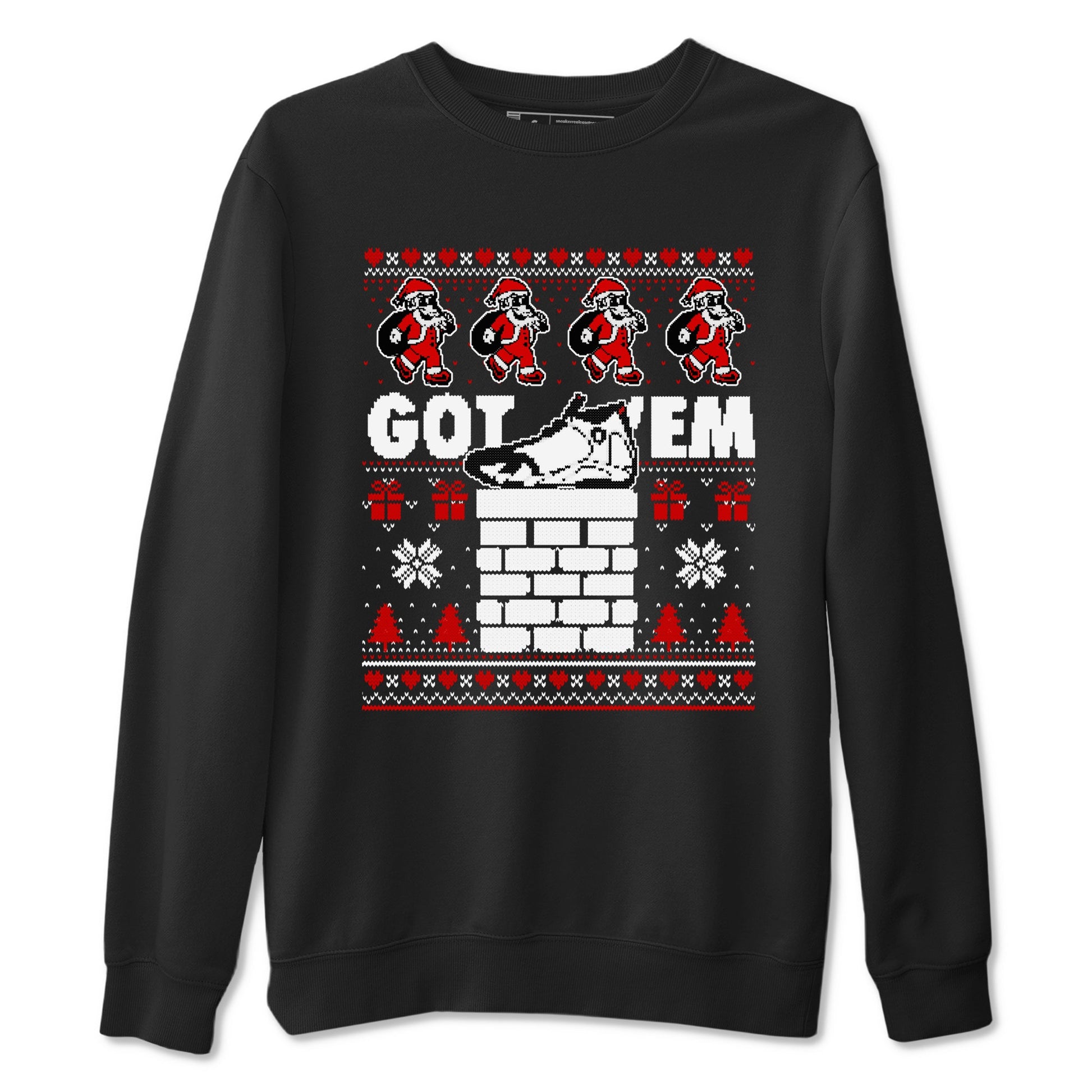 Air Jordan 14 Black Toe t shirts to match sneakers Got'em Santa sneaker match tees 14s Black Toe sneaker match tee SNRT Sneaker Tees unisex cotton Black 2 shirts
