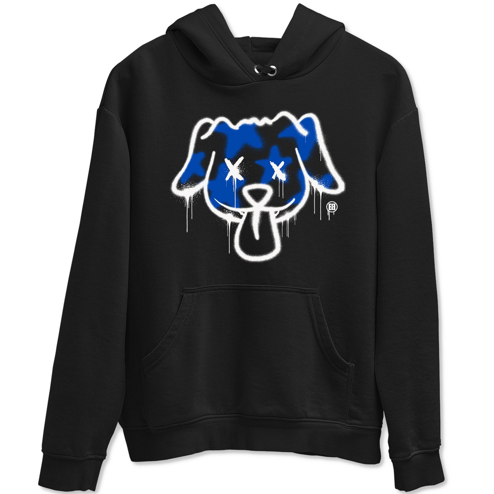 1s Game Royal shirts to match jordans Graffiti Dog sneaker match tees Air Jordan 1 Retro Low OG Game Royal match shoes to clothes SNRT Sneaker Tees unisex cotton Black 2 shirts