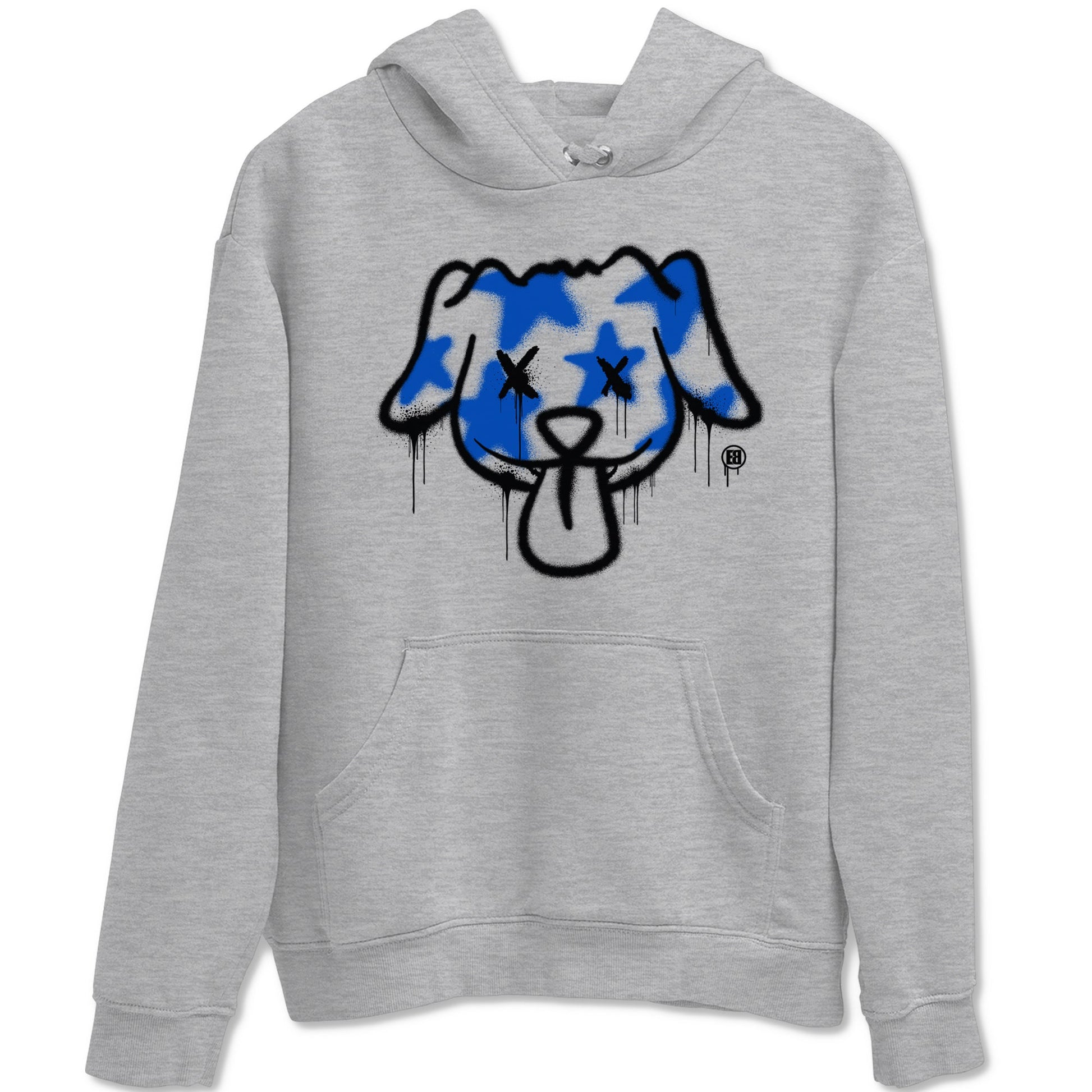 1s Game Royal shirts to match jordans Graffiti Dog sneaker match tees Air Jordan 1 Retro Low OG Game Royal match shoes to clothes SNRT Sneaker Tees unisex cotton Heather Grey 2 shirts