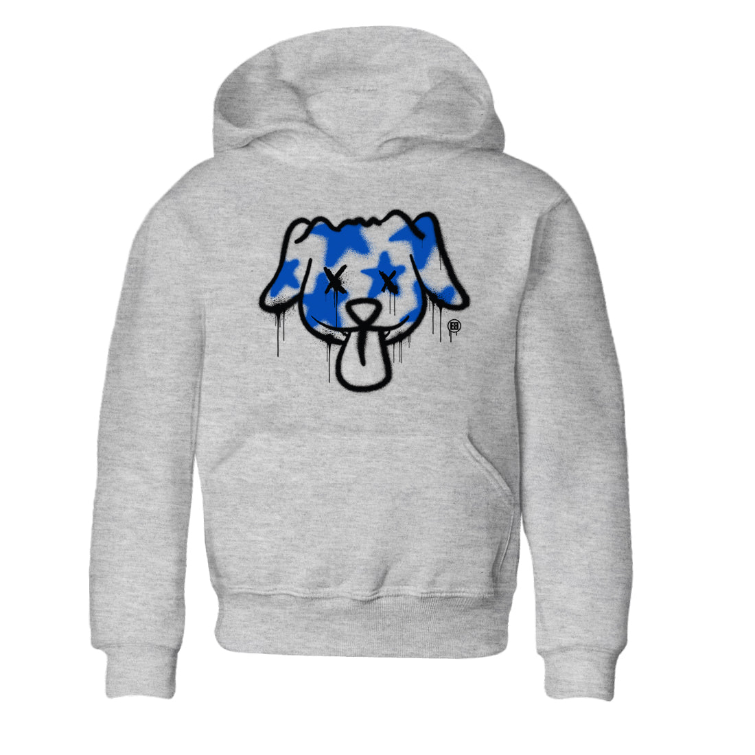 1s Game Royal shirts to match jordans Graffiti Dog sneaker match tees Air Jordan 1 Retro Low OG Game Royal match shoes to clothes SNRT Sneaker Tees Youth Baby Heather Grey 2 tee