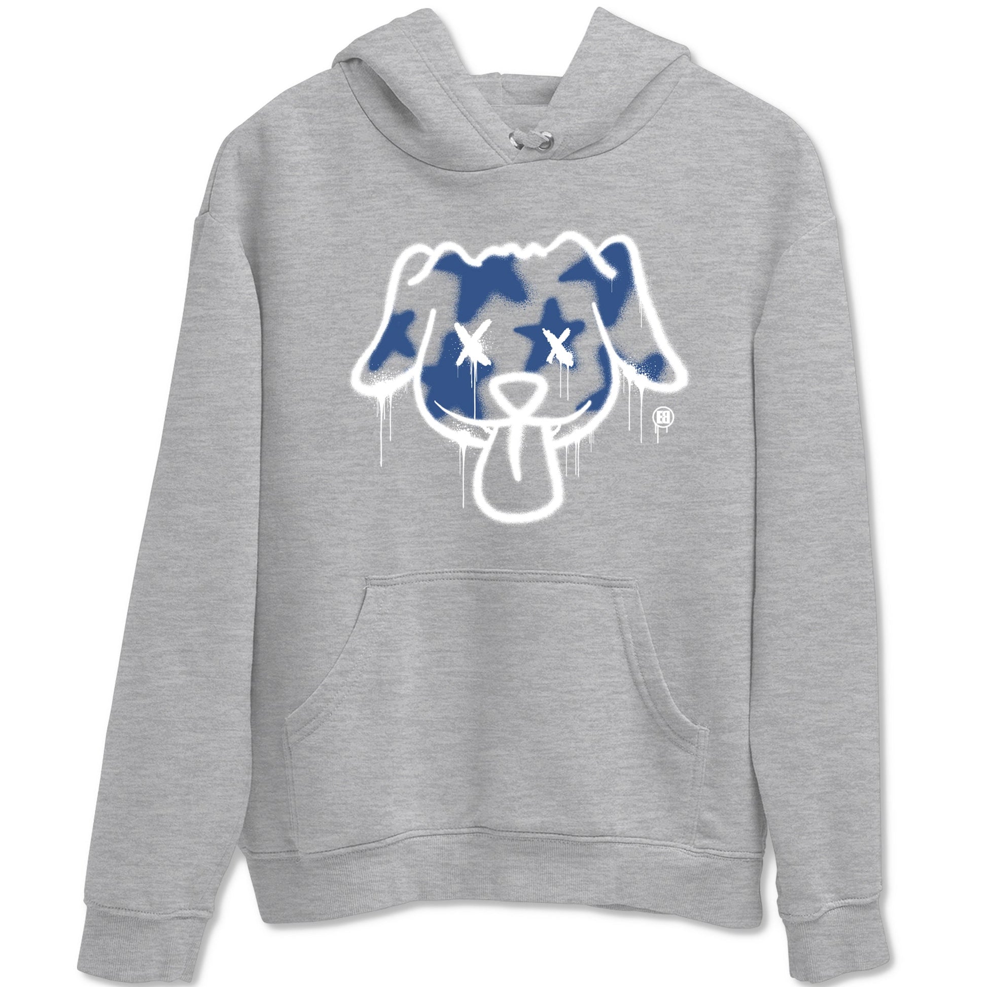 A Ma Maniere Air Jordan 3 Diffused Blue shirts to match jordans Graffiti Dog graphic tee Jordan 3 For The Love best t-shirts to wear with jordans SNRT Sneaker Tees unisex cotton Heather Grey 2 shirts