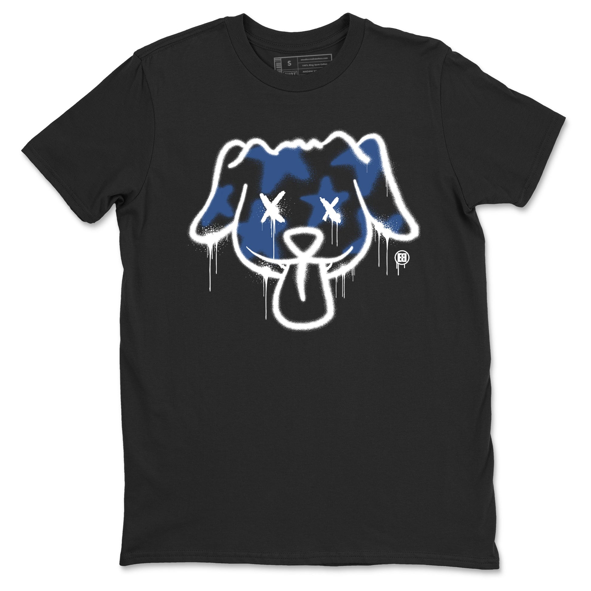 A Ma Maniere Air Jordan 3 Diffused Blue shirts to match jordans Graffiti Dog graphic tee Jordan 3 For The Love best t-shirts to wear with jordans SNRT Sneaker Tees unisex cotton Black 2 shirts