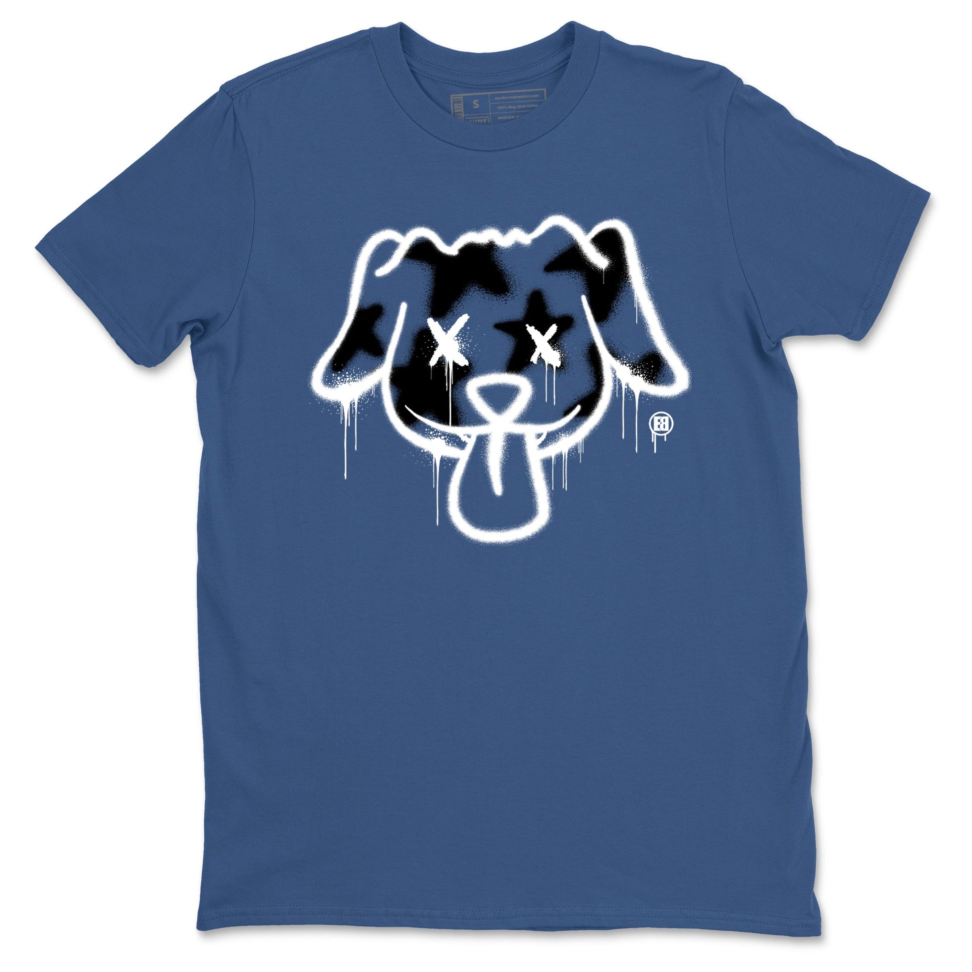 A Ma Maniere Air Jordan 3 Diffused Blue shirts to match jordans Graffiti Dog graphic tee Jordan 3 For The Love best t-shirts to wear with jordans SNRT Sneaker Tees unisex cotton Denim Blue 2 shirts