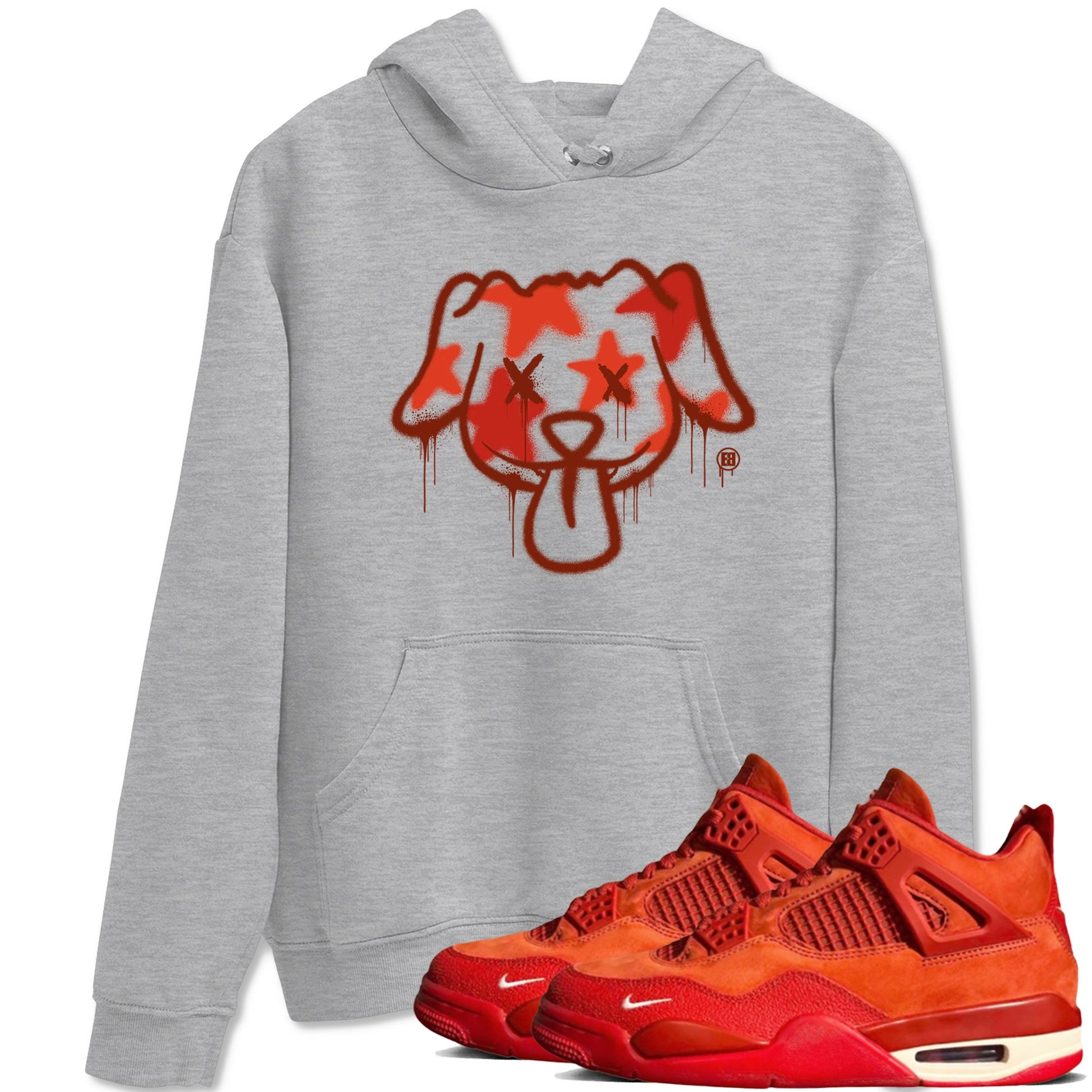 4s Nigel Sylvesterto match jordans Graffiti Dog best t shirts to wear with jordans Nigel Sylvester x Air Jordan 4 Brick by Brick match shoes to clothes SNRT Sneaker Tees unisex cotton Heather Grey 1 shirts