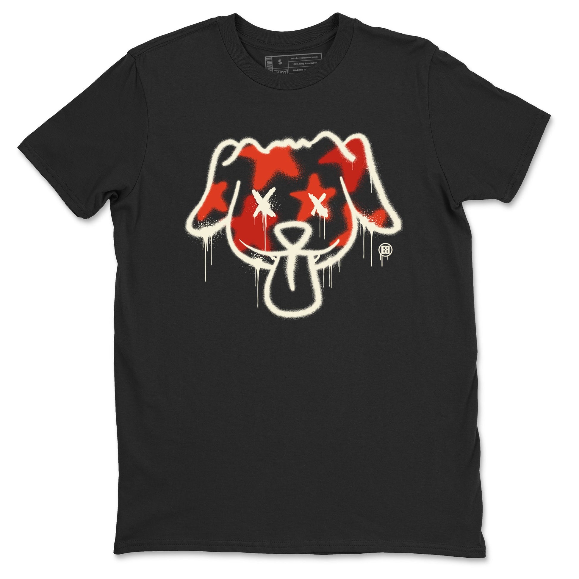 4s Nigel Sylvesterto match jordans Graffiti Dog best t shirts to wear with jordans Nigel Sylvester x Air Jordan 4 Brick by Brick match shoes to clothes SNRT Sneaker Tees unisex cotton Black 2 shirts