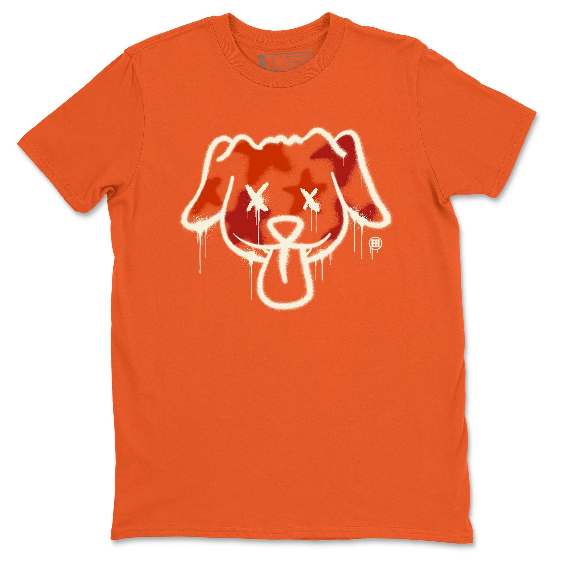 4s Nigel Sylvesterto match jordans Graffiti Dog best t shirts to wear with jordans Nigel Sylvester x Air Jordan 4 Brick by Brick match shoes to clothes SNRT Sneaker Tees unisex cotton Orange 2 shirts
