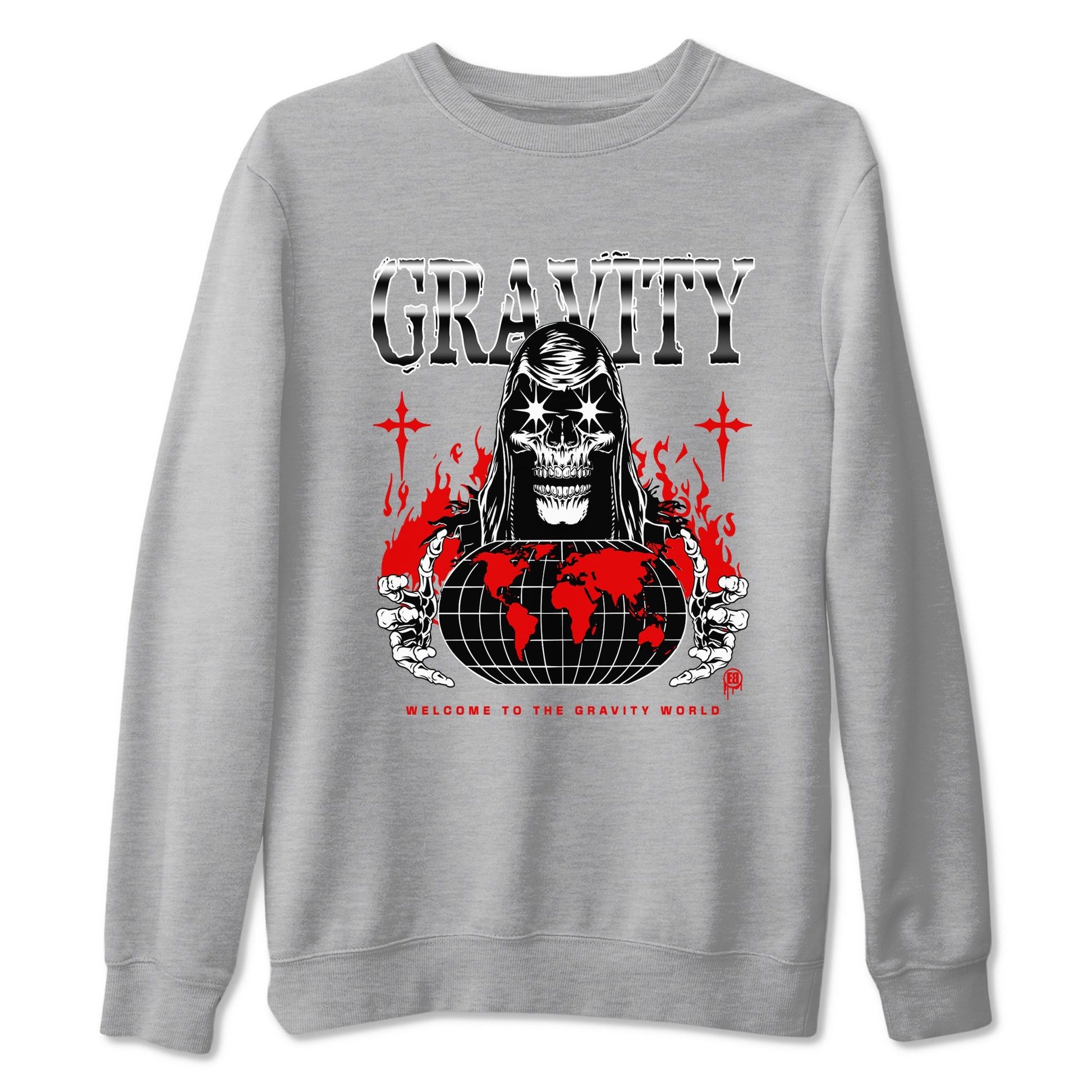 AJ1 Black Toe Reimagined shirts to match jordans Gravity sneaker match tees Air Jordan 1 Black Toe Reimagined SNRT Sneaker Tees streetwear brand Heather Grey 2 unisex cotton tee
