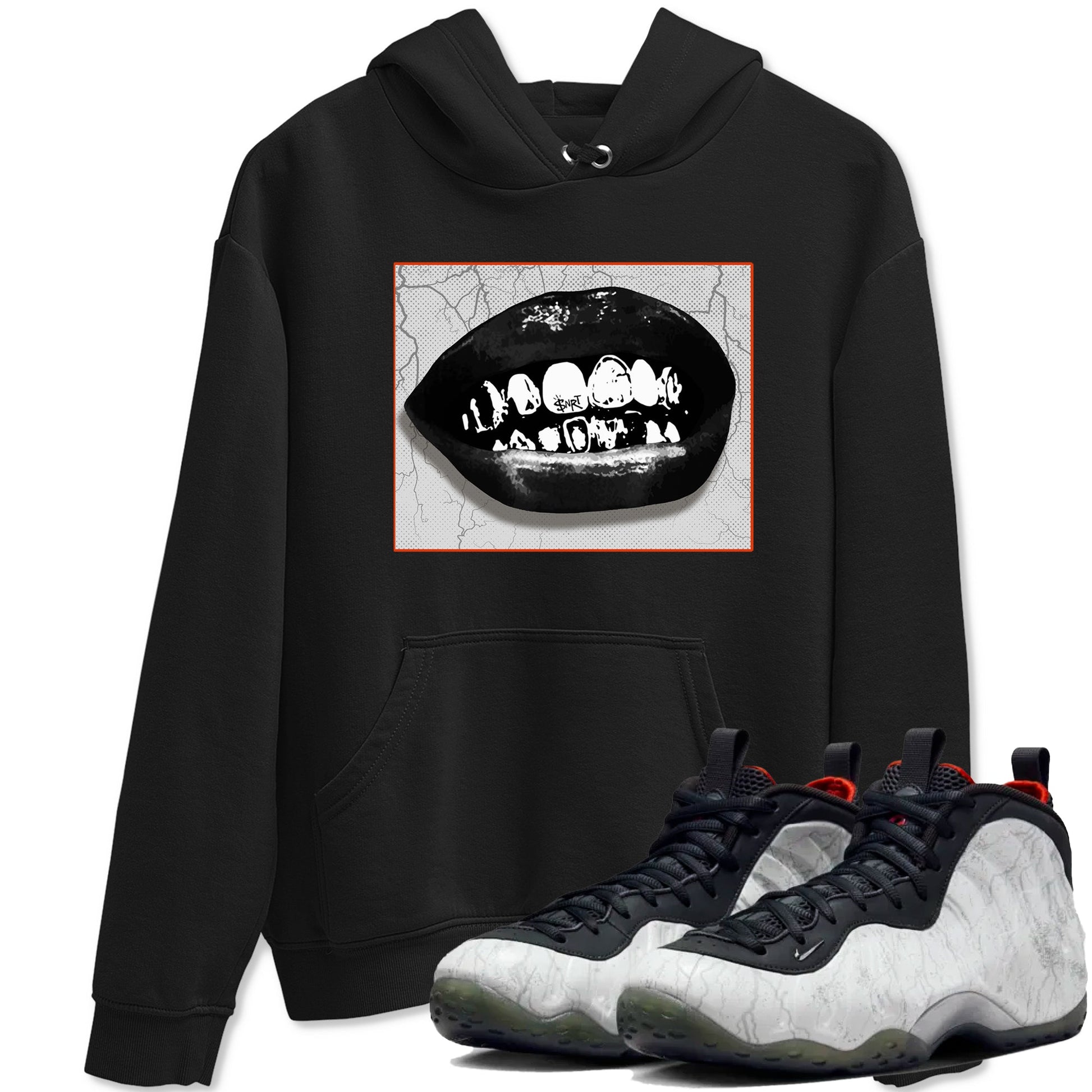 Foams One Jin shirts to match jordans Grillz Lips sneaker match tees Air Foamposite One Jin match shoes to clothes SNRT Sneaker Tees unisex cotton Black 1 shirts