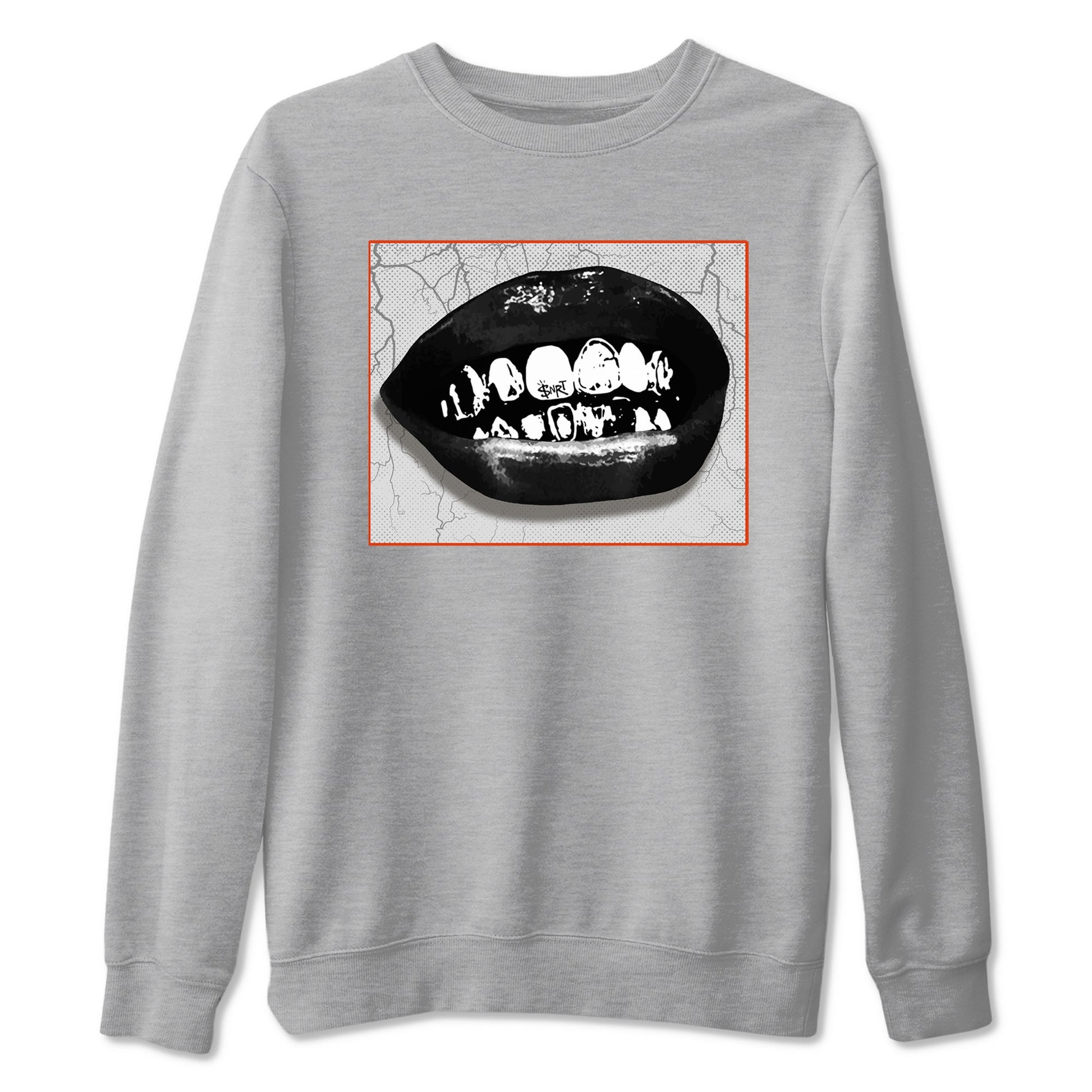 Foams One Jin shirts to match jordans Grillz Lips sneaker match tees Air Foamposite One Jin match shoes to clothes SNRT Sneaker Tees unisex cotton Heather Grey 2 shirts