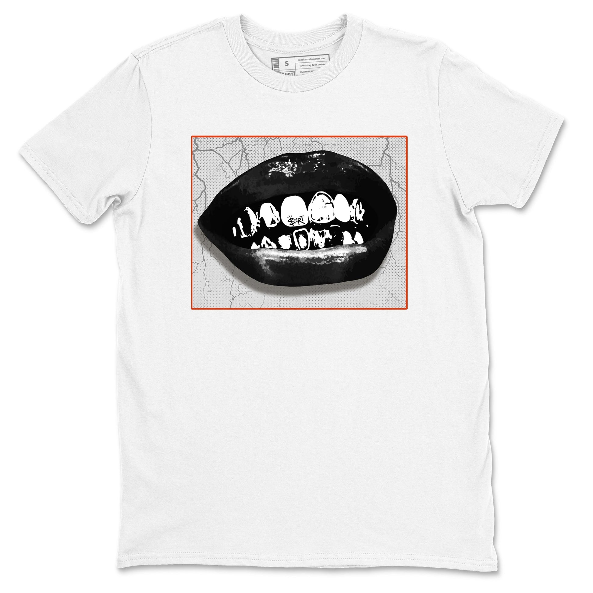 Foams One Jin shirts to match jordans Grillz Lips sneaker match tees Air Foamposite One Jin match shoes to clothes SNRT Sneaker Tees unisex cotton White 2 shirts