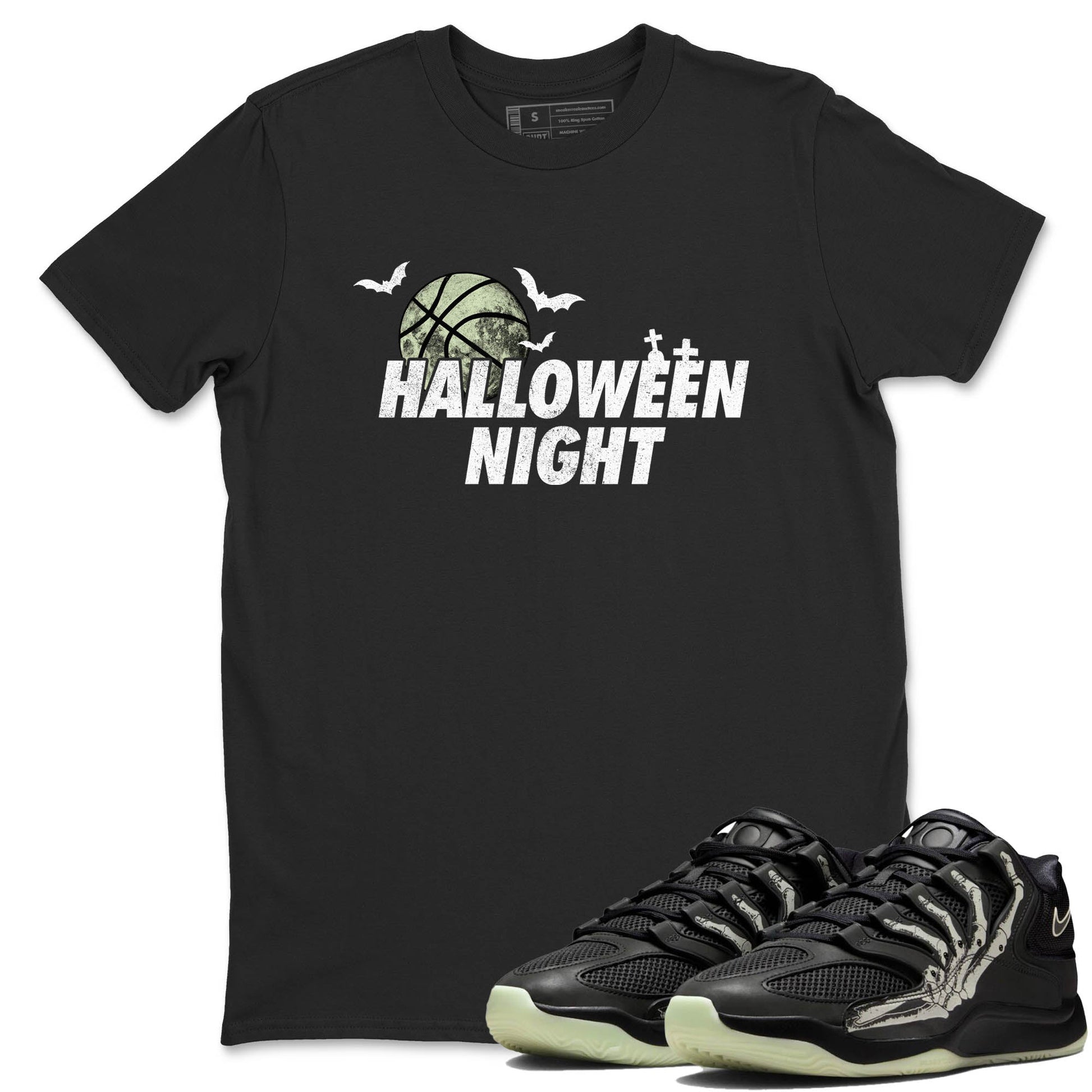 Sneaker Threads – Sneaker Tees To Match Nike KD 18 Halloween – Halloween Night Graphic Tee Black 1. Perfect for Jordan releases 2025 colorways. Perfect for Kevin Durant sneaker releases and Halloween 2025 colorways.