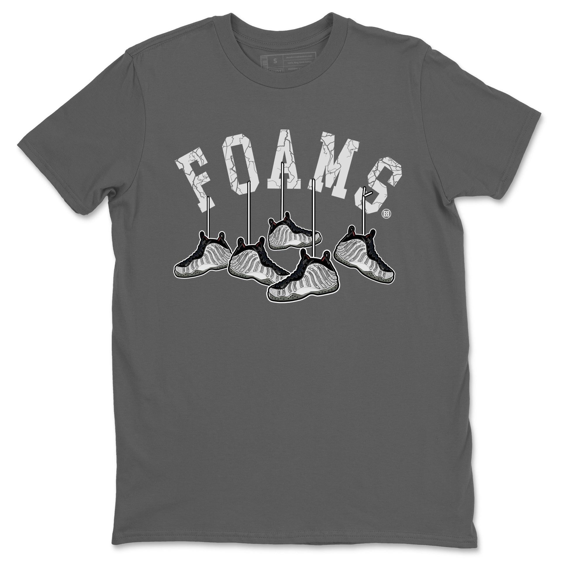 Foams One Jin shirts to match jordans Hanging Sneakers sneaker match tees Air Foamposite One Jin match shoes to clothes SNRT Sneaker Tees unisex cotton Cool Grey 2 shirts