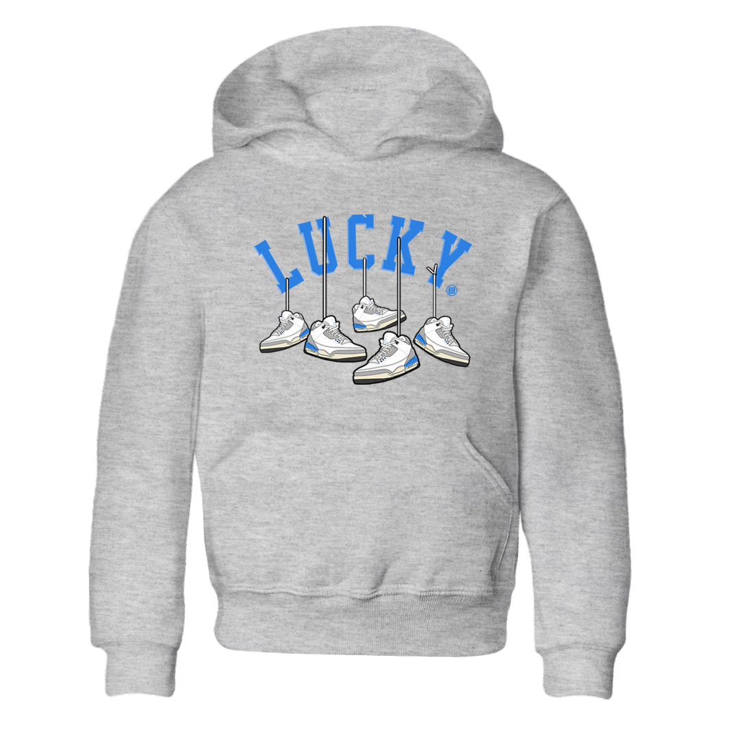 Air Jordan 3 Lucky Shorts shirts to match jordans Hanging Sneakers sneaker match tees Air Jordan 3 Retro Lucky Shorts match shoes to clothes SNRT Sneaker Tees Youth Baby Heather Grey 2 tee