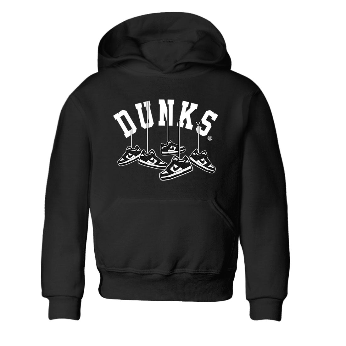 Hanging Sneakers Kids Tops - Dunk Panda - SNRT Sneaker Tee