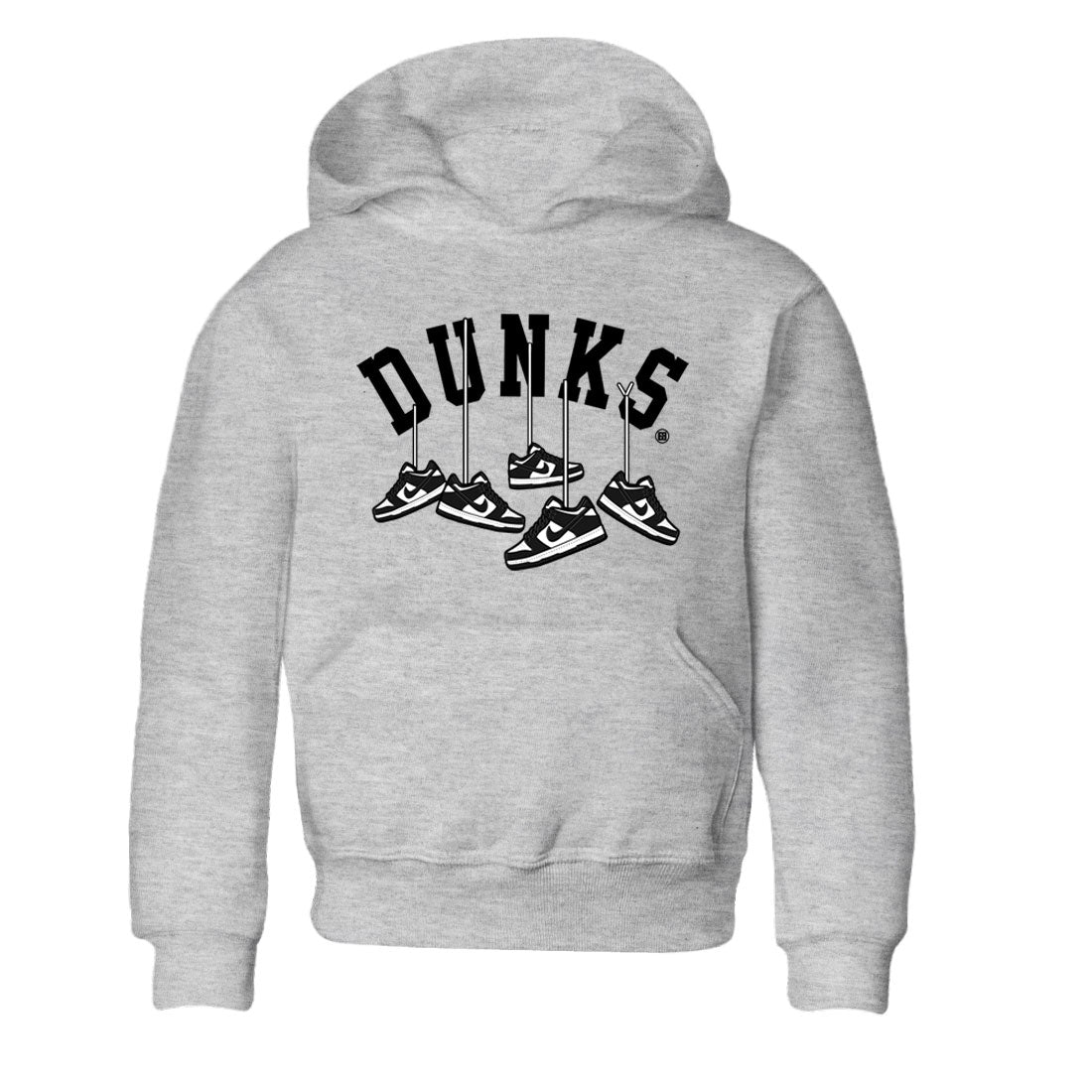 Hanging Sneakers Kids Tops - Dunk Panda - SNRT Sneaker Tee