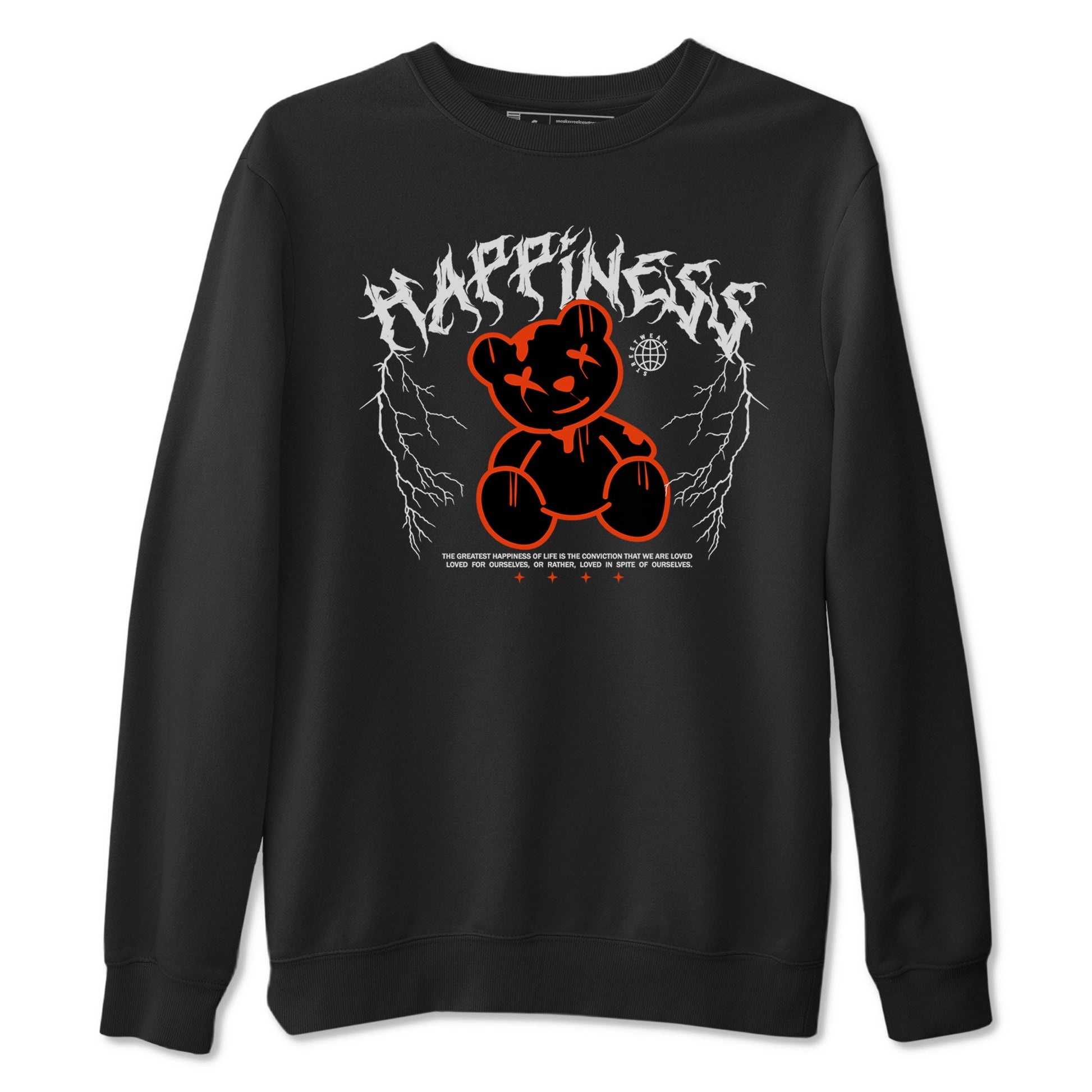 Foams One Jin shirts to match jordans Happiness Bear sneaker match tees Air Foamposite One Jin match shoes to clothes SNRT Sneaker Tees unisex cotton Black 2 shirts