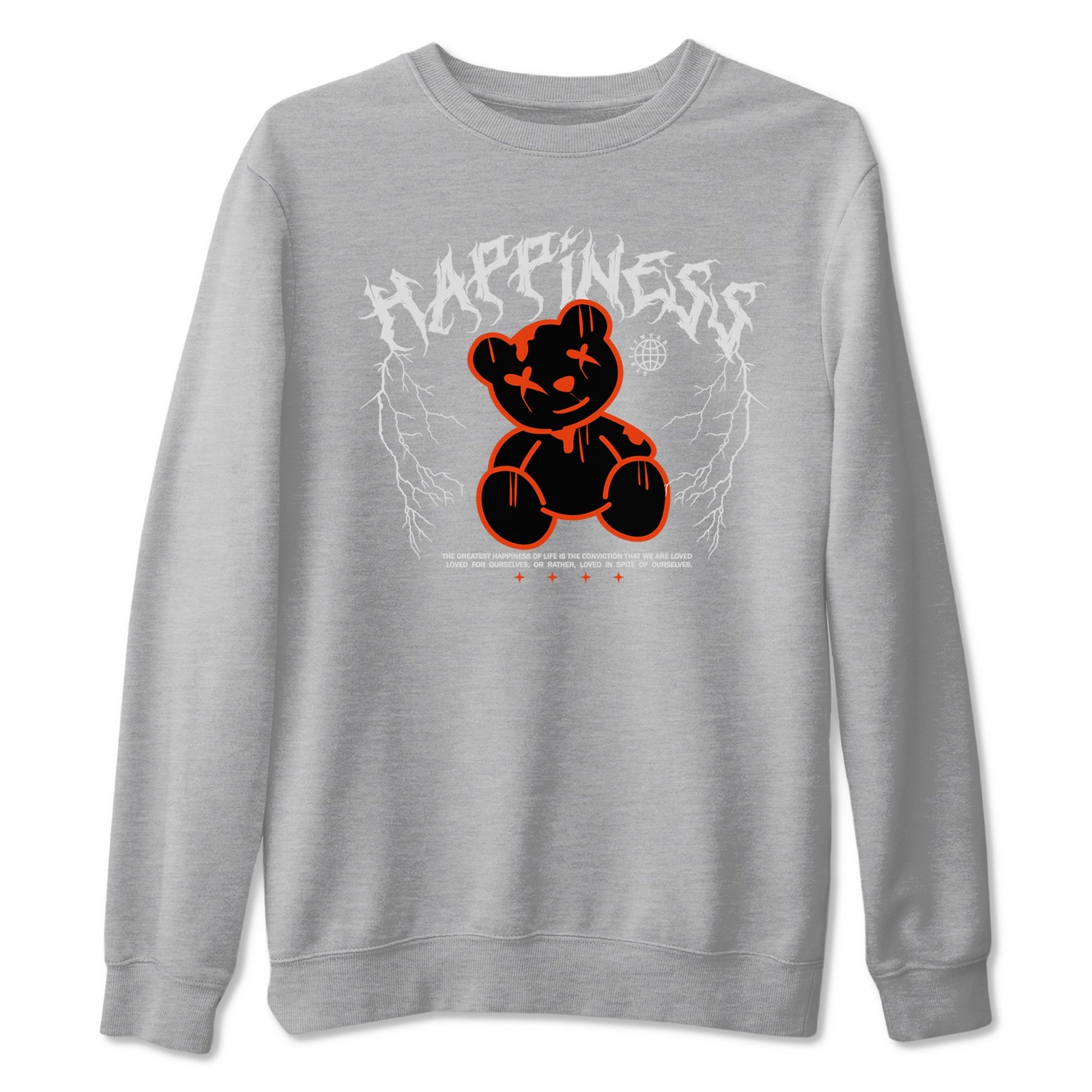 Foams One Jin shirts to match jordans Happiness Bear sneaker match tees Air Foamposite One Jin match shoes to clothes SNRT Sneaker Tees unisex cotton Heather Grey 2 shirts