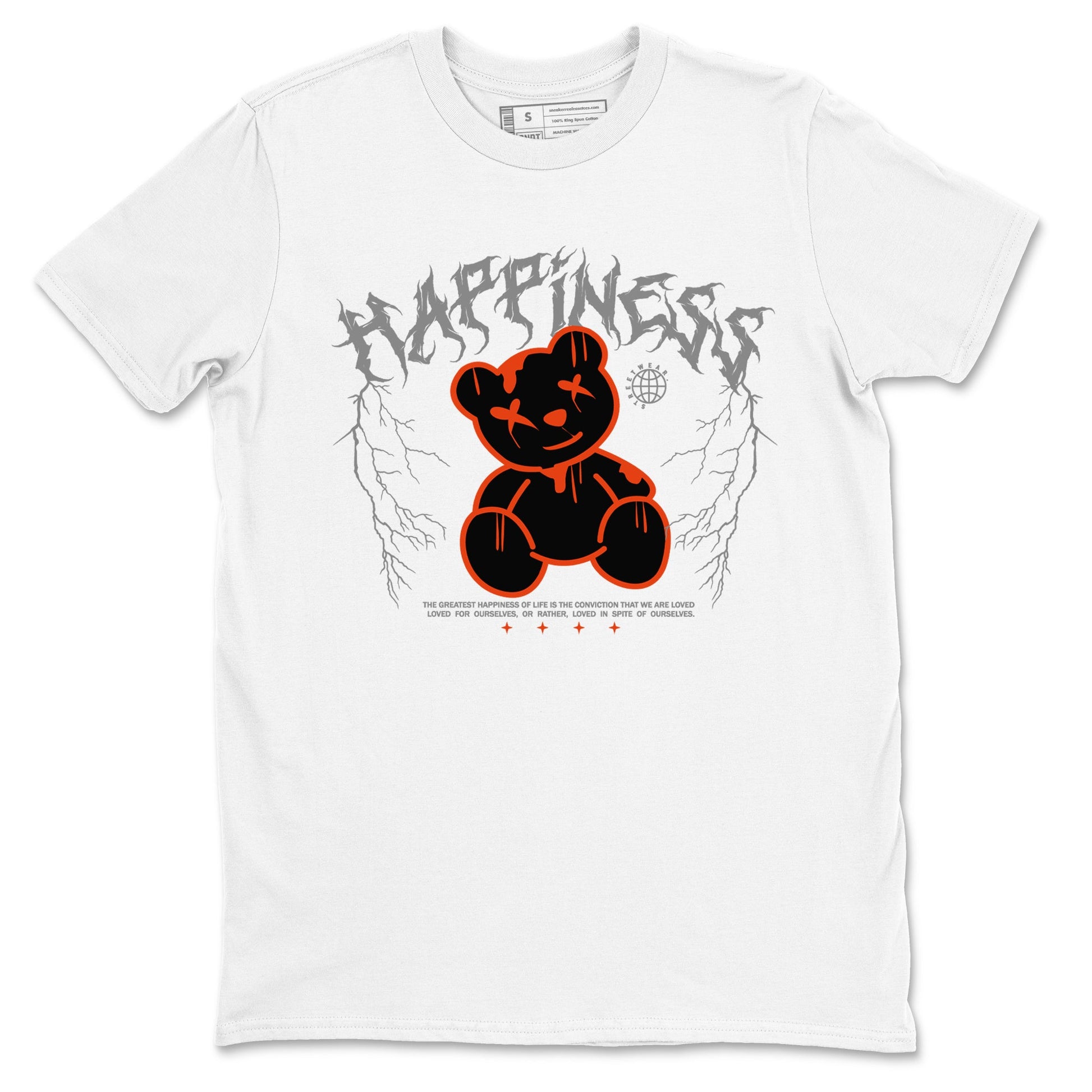 Foams One Jin shirts to match jordans Happiness Bear sneaker match tees Air Foamposite One Jin match shoes to clothes SNRT Sneaker Tees unisex cotton White 2 shirts