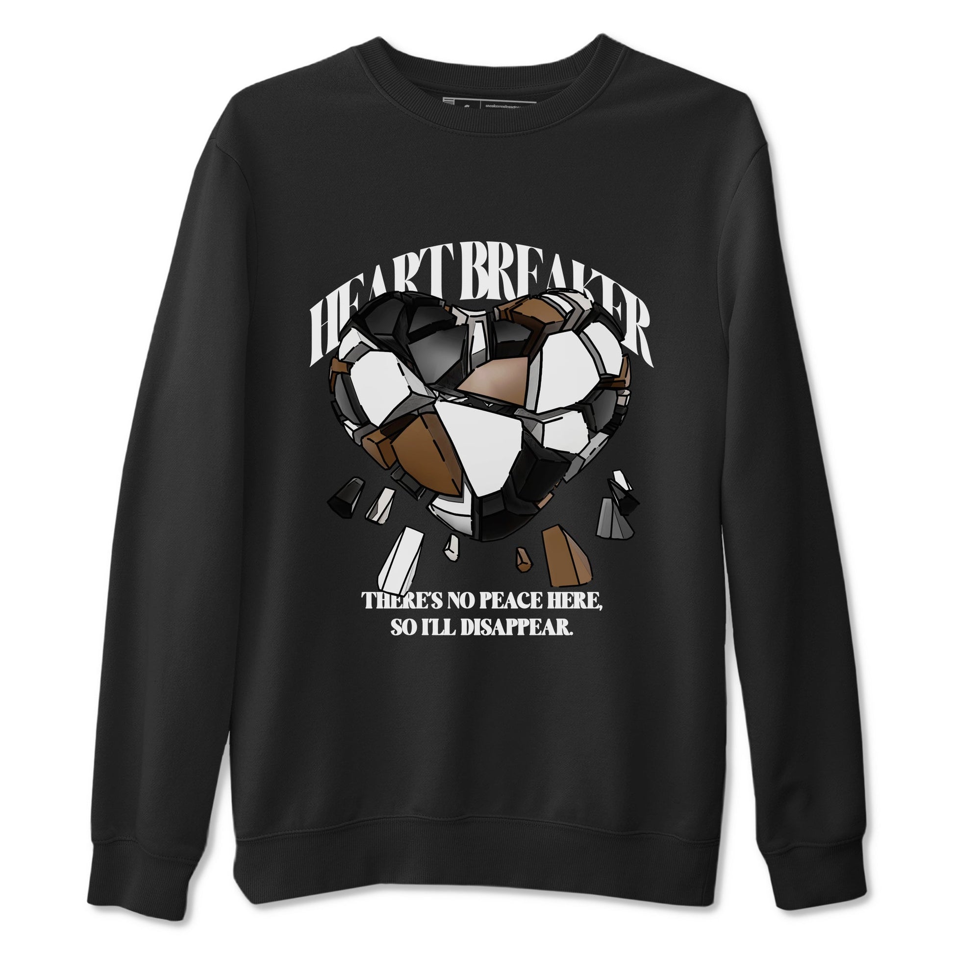 1s Low OG Mocha shirts to match jordans Heart Breaker sneaker match tees Air Jordan 1 Mocha match shoes to clothes SNRT Sneaker Tees unisex cotton Black 2 shirts