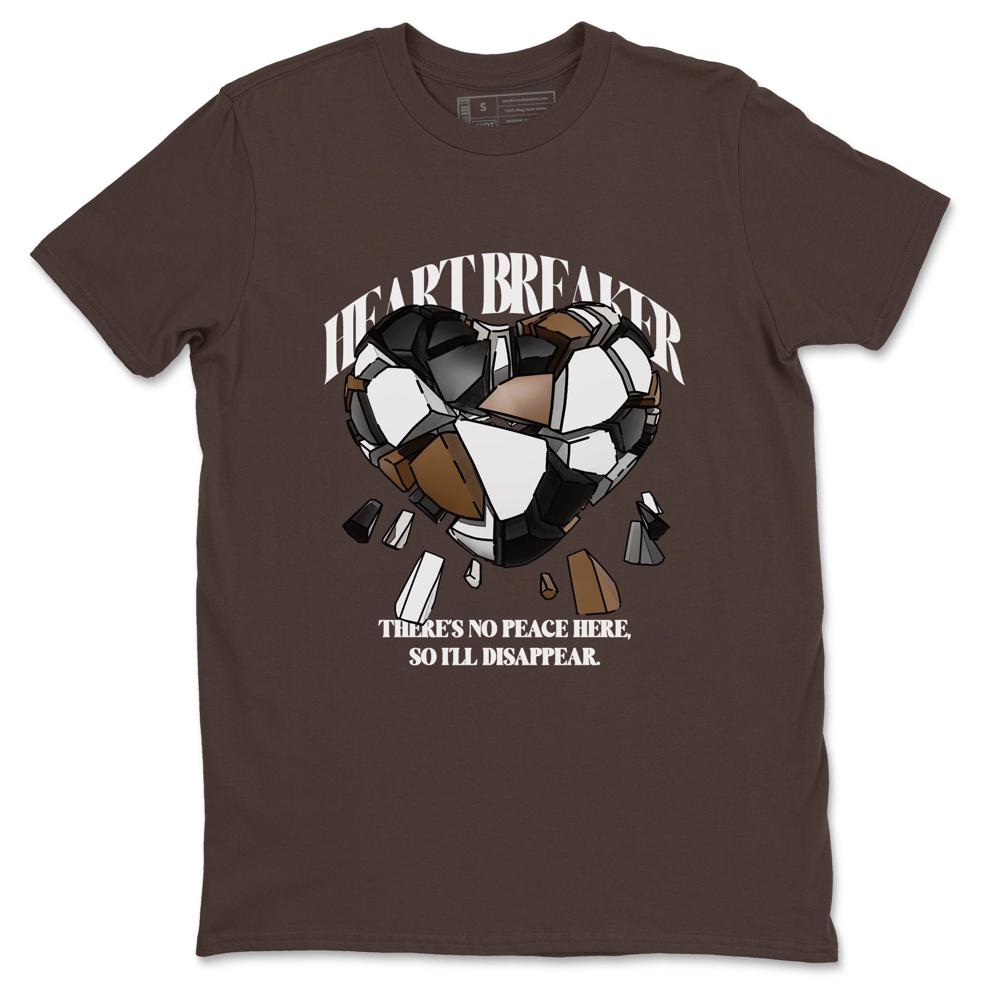 1s Low OG Mocha shirts to match jordans Heart Breaker sneaker match tees Air Jordan 1 Mocha match shoes to clothes SNRT Sneaker Tees unisex cotton Dark Chocolate 2 shirts