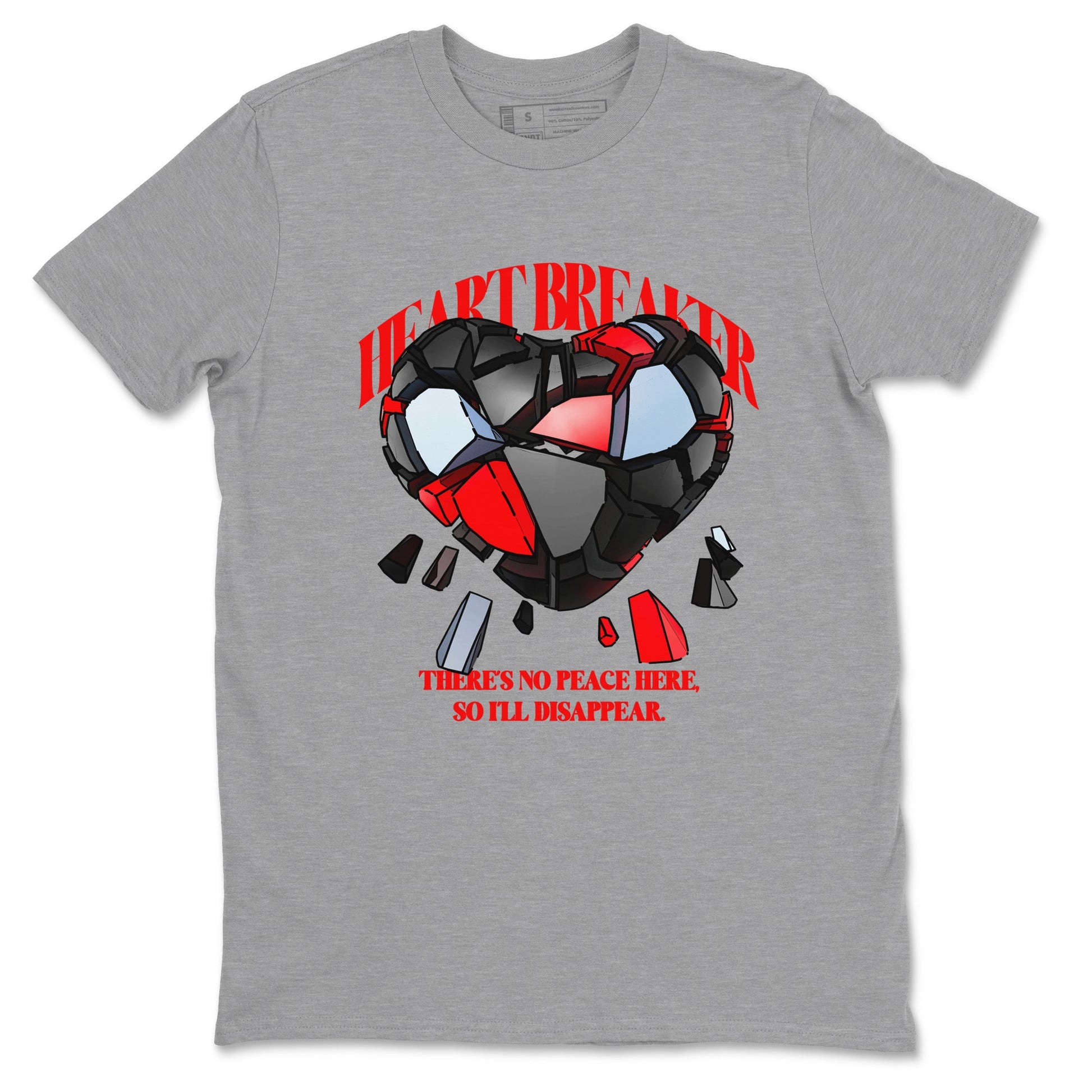 5s Black Metallic Reimagined shirts to match jordans Heart Breaker best t shirts to wear with jordans Air Jordan 5 Reimagined match shoes to clothes SNRT Sneaker Tees unisex cotton Heather Grey 2 shirts