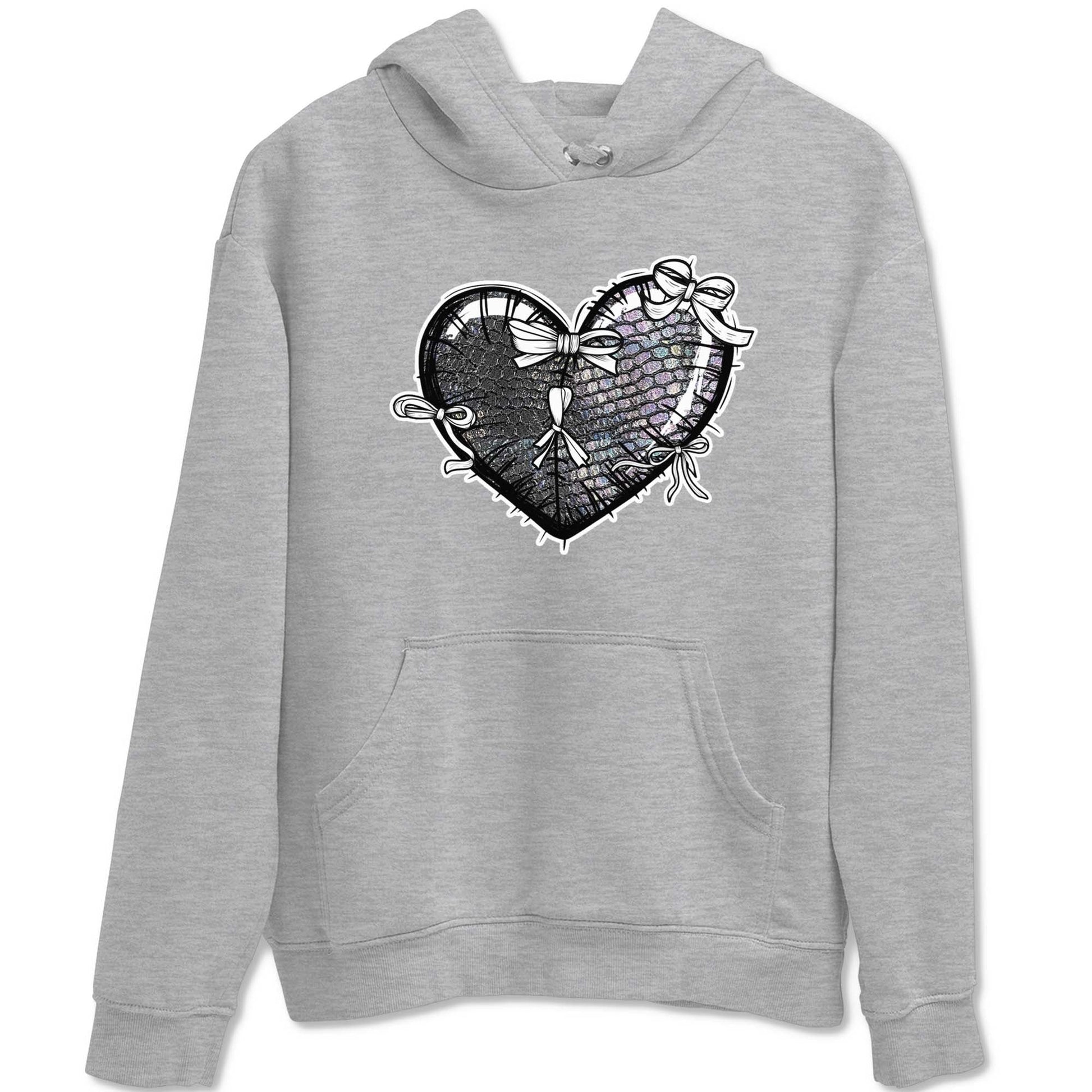 11s Year Of The Snake shirts to match jordans Heart With Ribbons shirts to match jordans Air Jordan 11 Retro Low Year Of The Snake match shoes to clothes SNRT Sneaker Tees unisex cotton Heather Grey 2 shirts