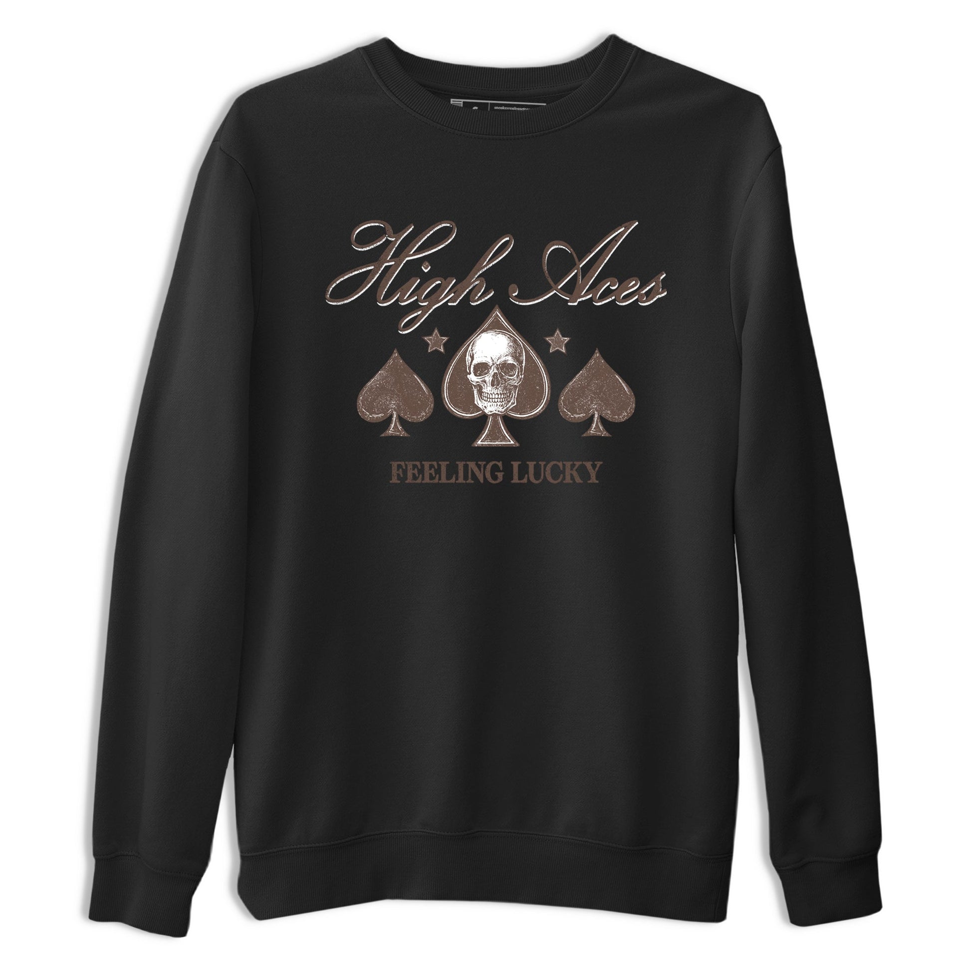Sneaker match tees – Sneaker Tees To Match Air Jordan 4 Cave Stone Shoes – High Aces Tee Black 2
