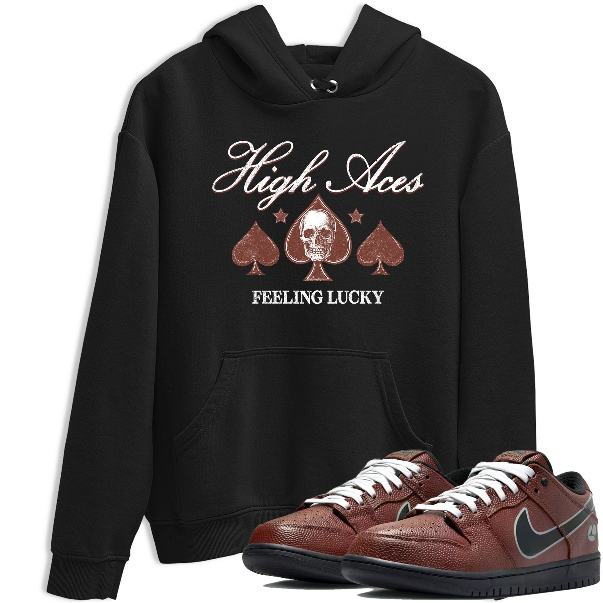 Sneaker match tees – Sneaker Tees To Match Dunk Low Football Shoes – High Aces Tee Black 1