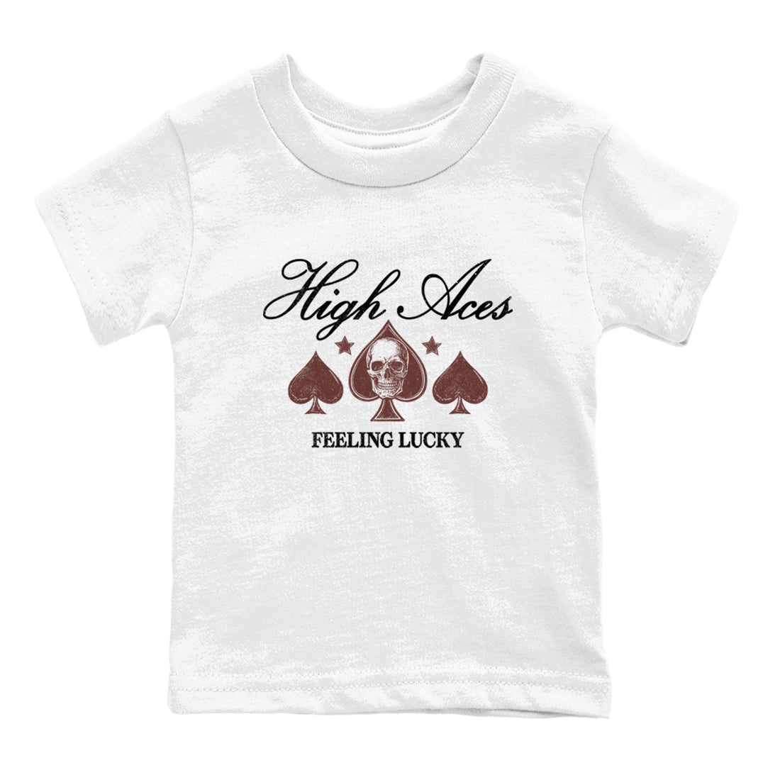 Sneaker match tees – Sneaker Tees To Match Dunk Low Football Shoes – High Aces Kids T-Shirt White 2