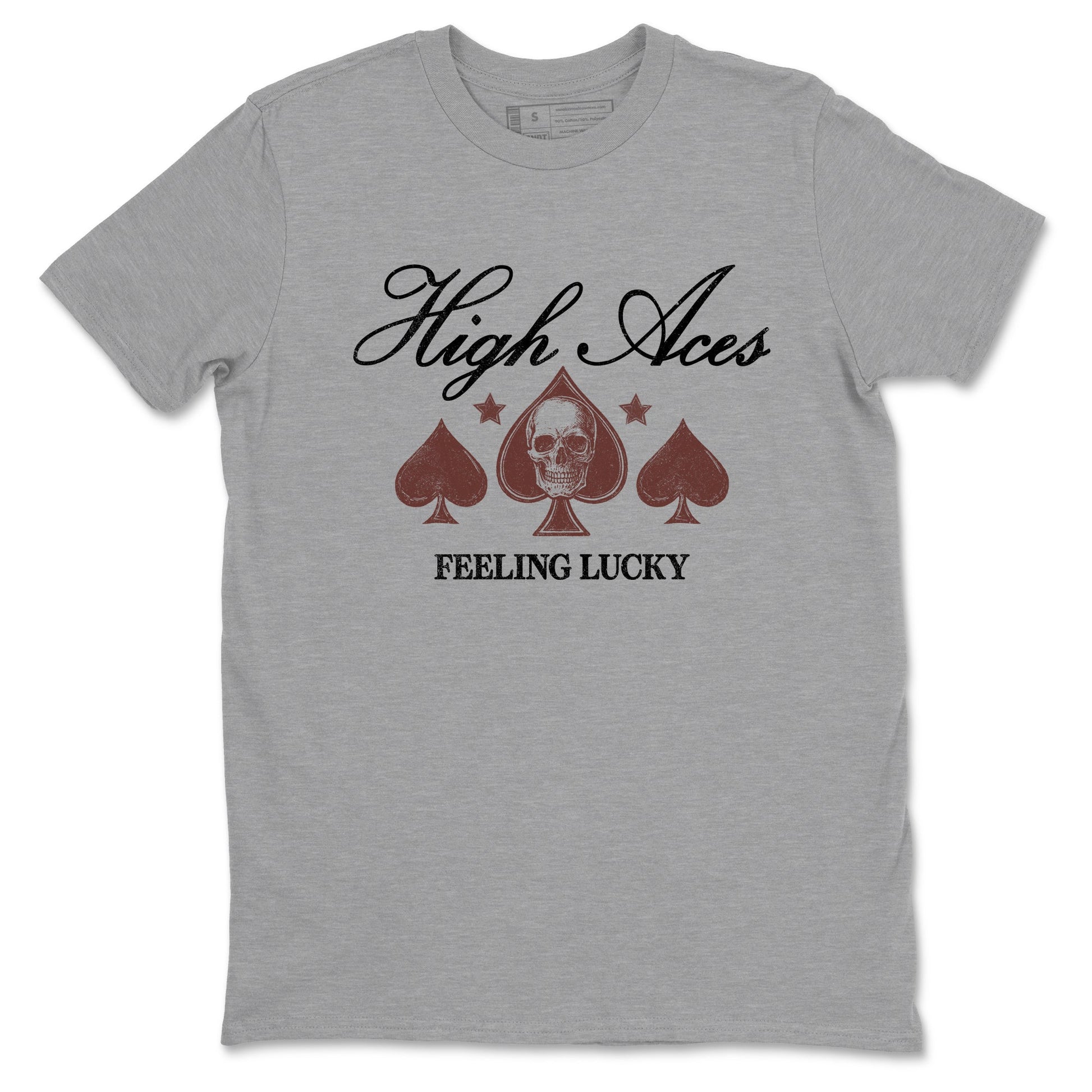 Sneaker match tees – Sneaker Tees To Match Dunk Low Football Shoes – High Aces Tee Heather Grey 2