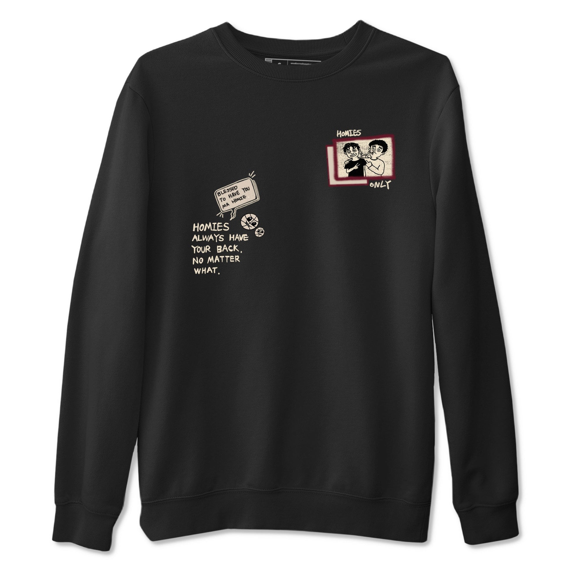 4s A Ma Maniere x Fossil Stone shirts to match jordans Homies Only sneaker match tees 4s A Ma Maniere x Fossil Stone match shoes to clothes SNRT Sneaker Tees unisex cotton Black 2 shirts