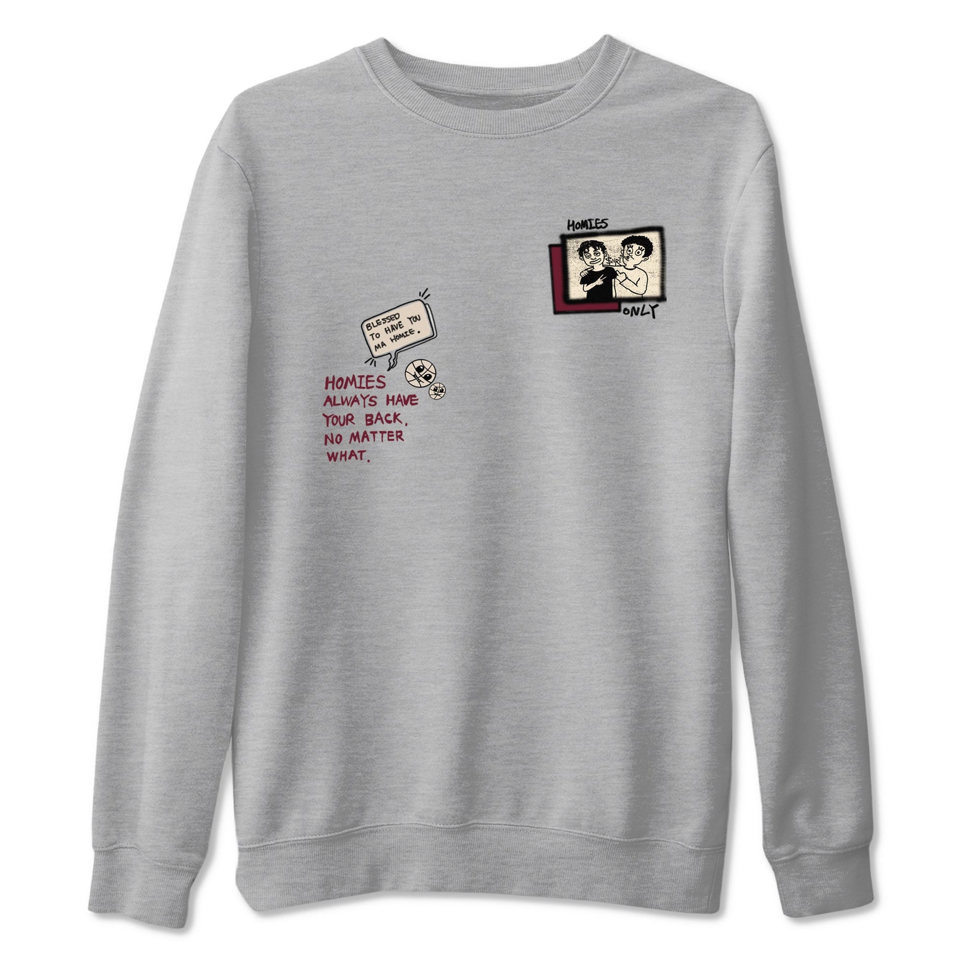 4s A Ma Maniere x Fossil Stone shirts to match jordans Homies Only sneaker match tees 4s A Ma Maniere x Fossil Stone match shoes to clothes SNRT Sneaker Tees unisex cotton Heather Grey 2 shirts