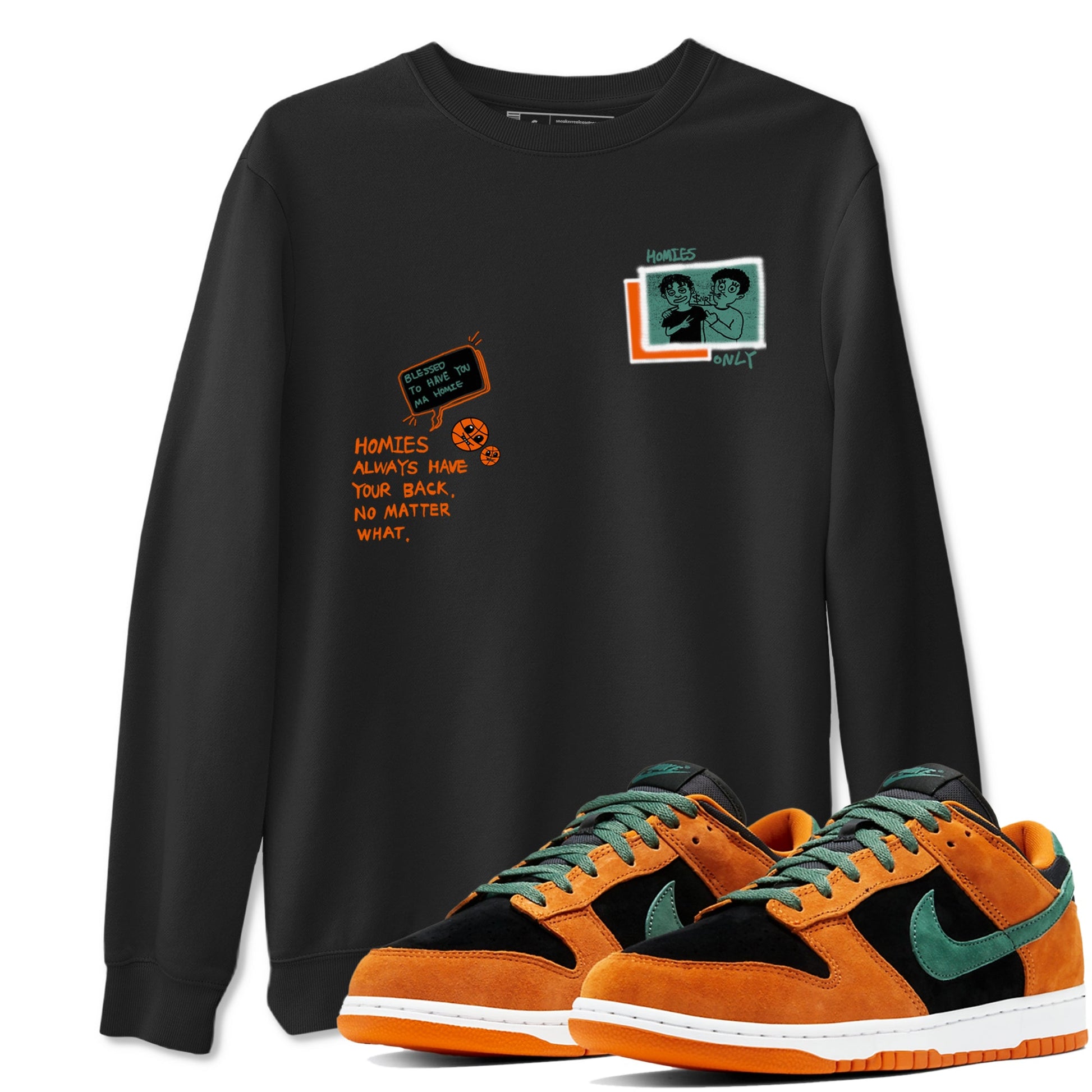 Dunk Low Ceramic shirts to match jordans Homies Only sneaker match tees Dunk Ceramic match shoes to clothes SNRT Sneaker Tees unisex cotton Black 1 shirts