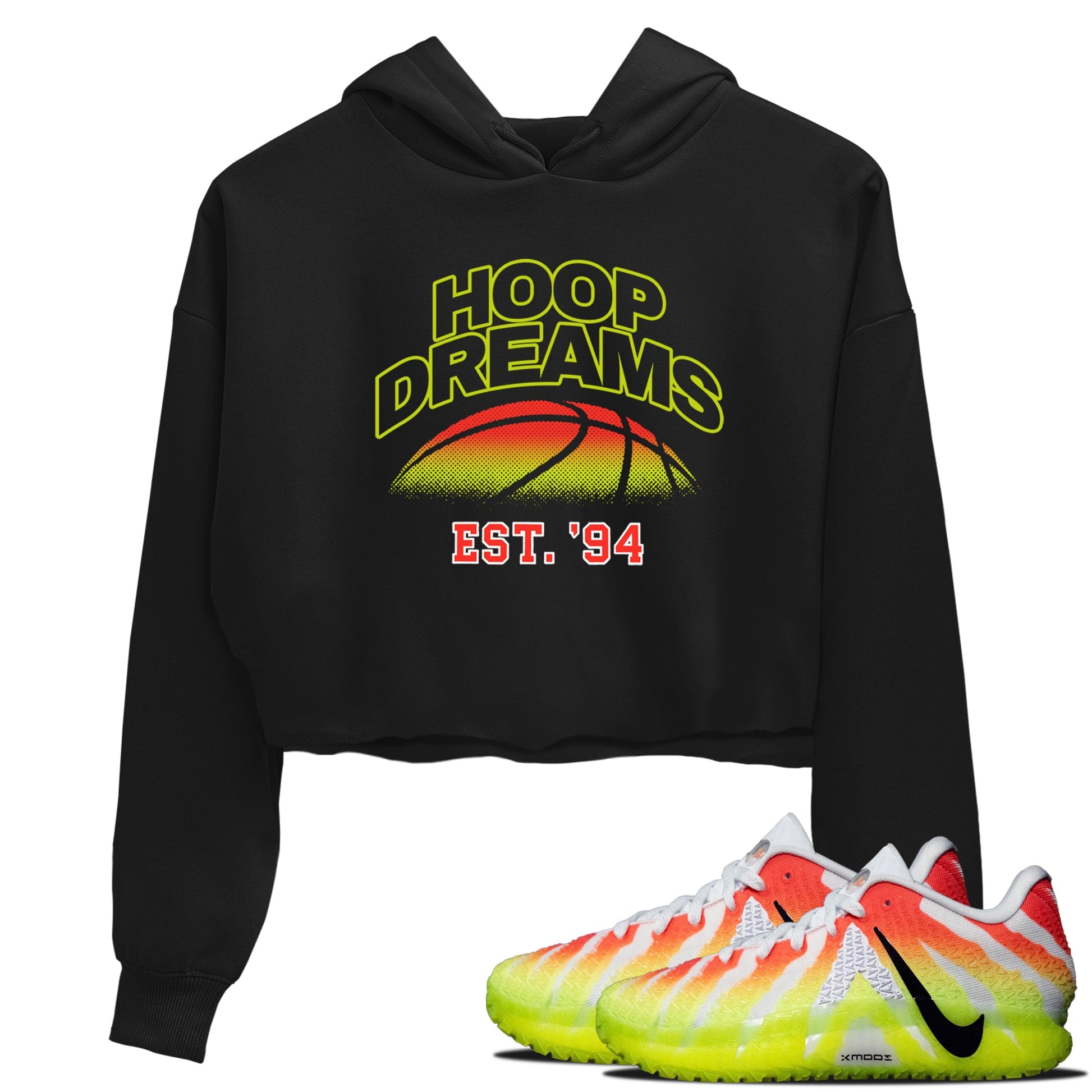Sneaker Threads – Sneaker Tees To Match Nike JA 3 Under The Christmas Tree – Hoop Dreams Crop Tee Black 1. Perfect for Jordan releases 2025 colorways. PerfecPerfect for Ja Morant sneaker releases and Christmas 2025 colorways.