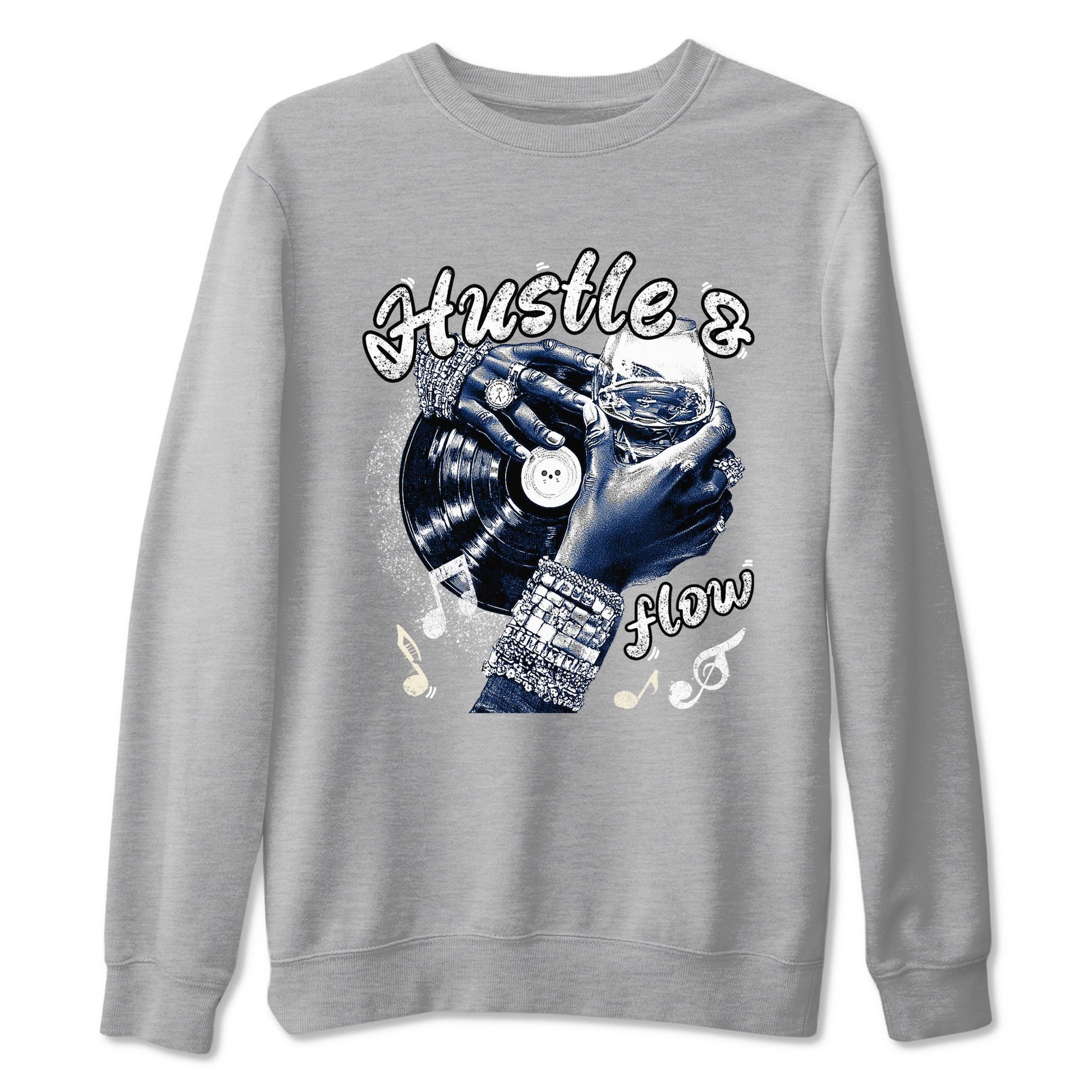 3s For The Love to match jordans Hustle and Flow sneaker match tees A Ma Maniere For The Love match shoes to clothes SNRT Sneaker Tees unisex cotton Heather Grey 2 shirts