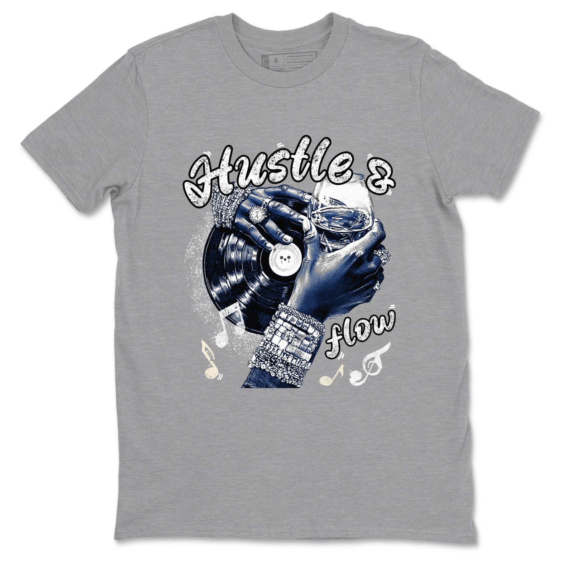 3s For The Love to match jordans Hustle and Flow sneaker match tees A Ma Maniere For The Love match shoes to clothes SNRT Sneaker Tees unisex cotton Heather Grey 2 shirts