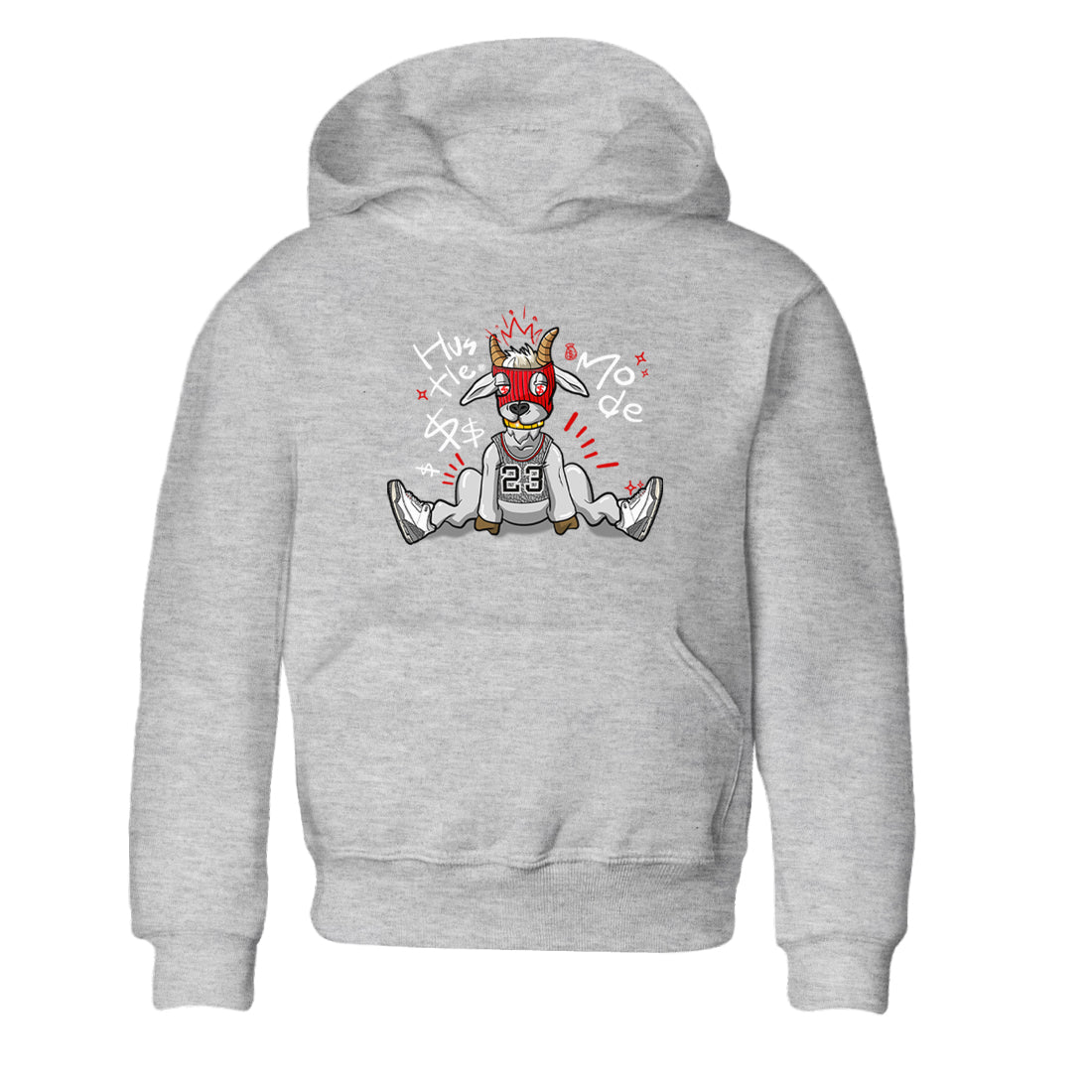 Jordan 3 Retro Cement Grey shirts to match jordans Hustle Goat sneaker match tees 3 Cement Grey SNRT Sneaker Release Tees Youth Baby Heather Grey 2 crew neck shirts
