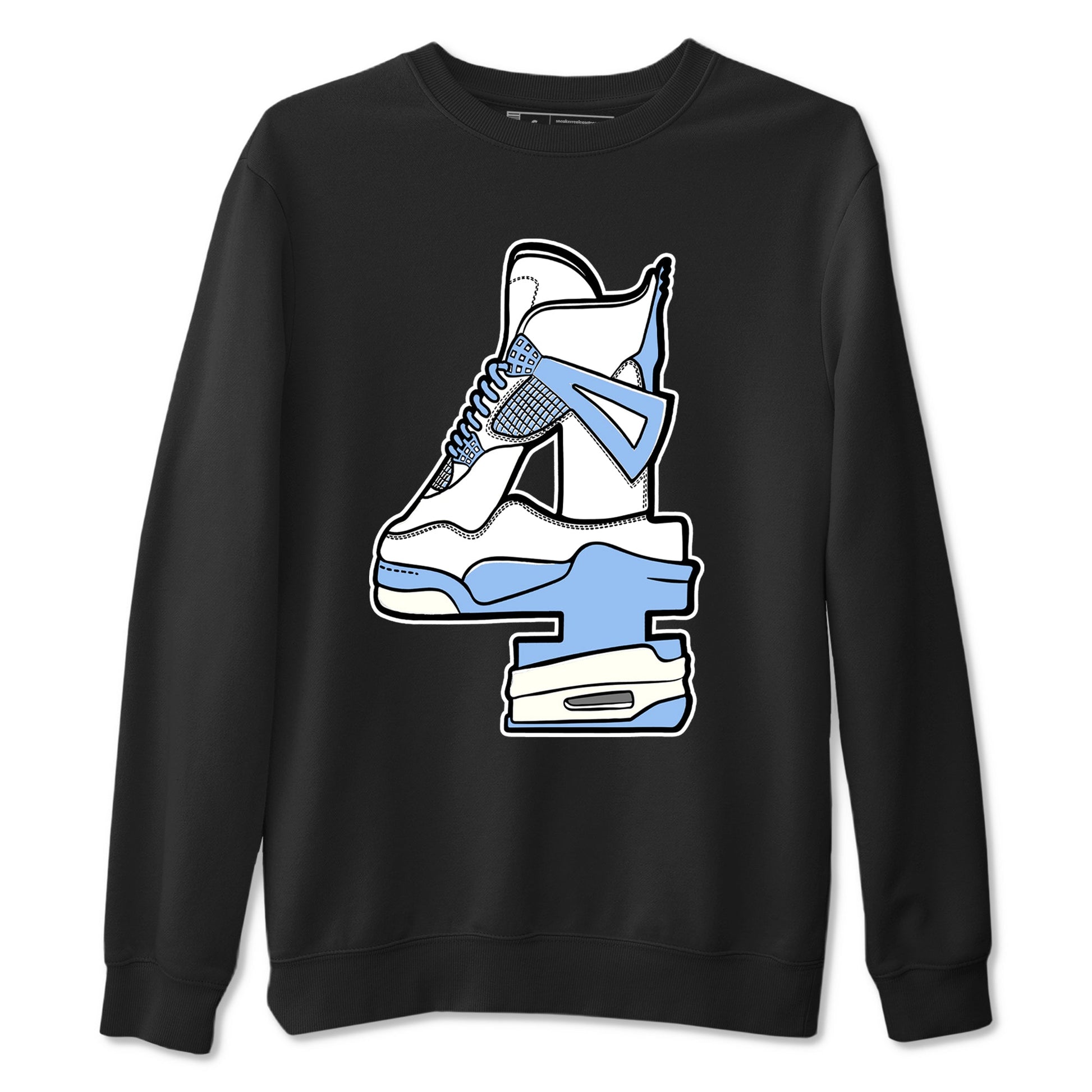 4s Forget Me Not shirts to match jordans Hustle Number 4 graphic tees Air Jordan 4 Forget Me Not match shoes to clothes SNRT Sneaker Tees unisex cotton Black 2 shirts