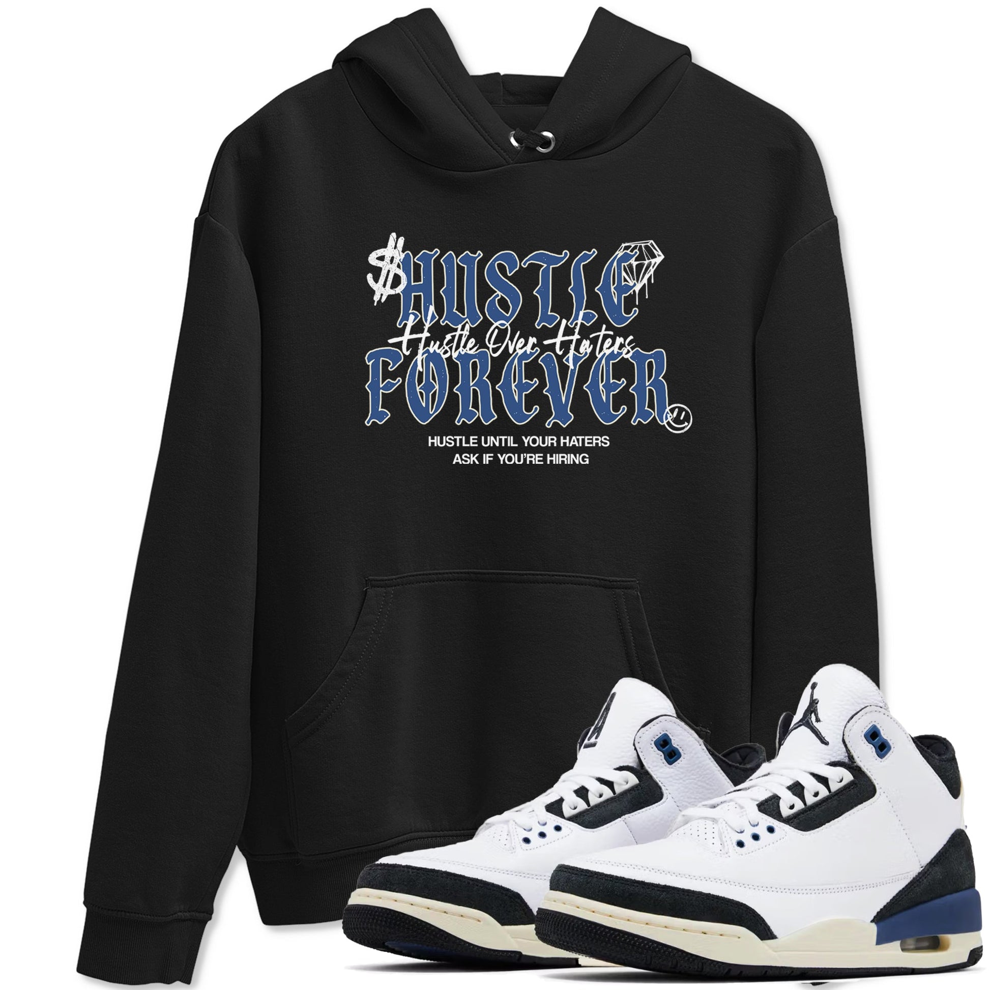 3s For The Love to match jordans Hustle Over Haters sneaker match tees A Ma Maniere For The Love match shoes to clothes SNRT Sneaker Tees unisex cotton Black 1 shirts