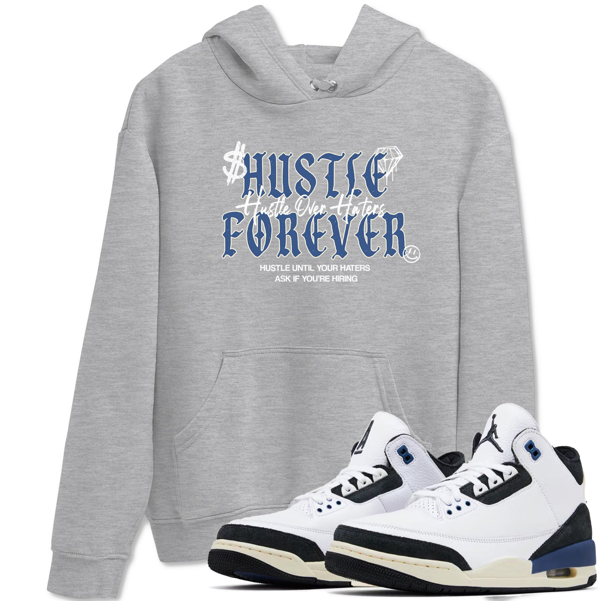 3s For The Love to match jordans Hustle Over Haters sneaker match tees A Ma Maniere For The Love match shoes to clothes SNRT Sneaker Tees unisex cotton Heather Grey 1 shirts