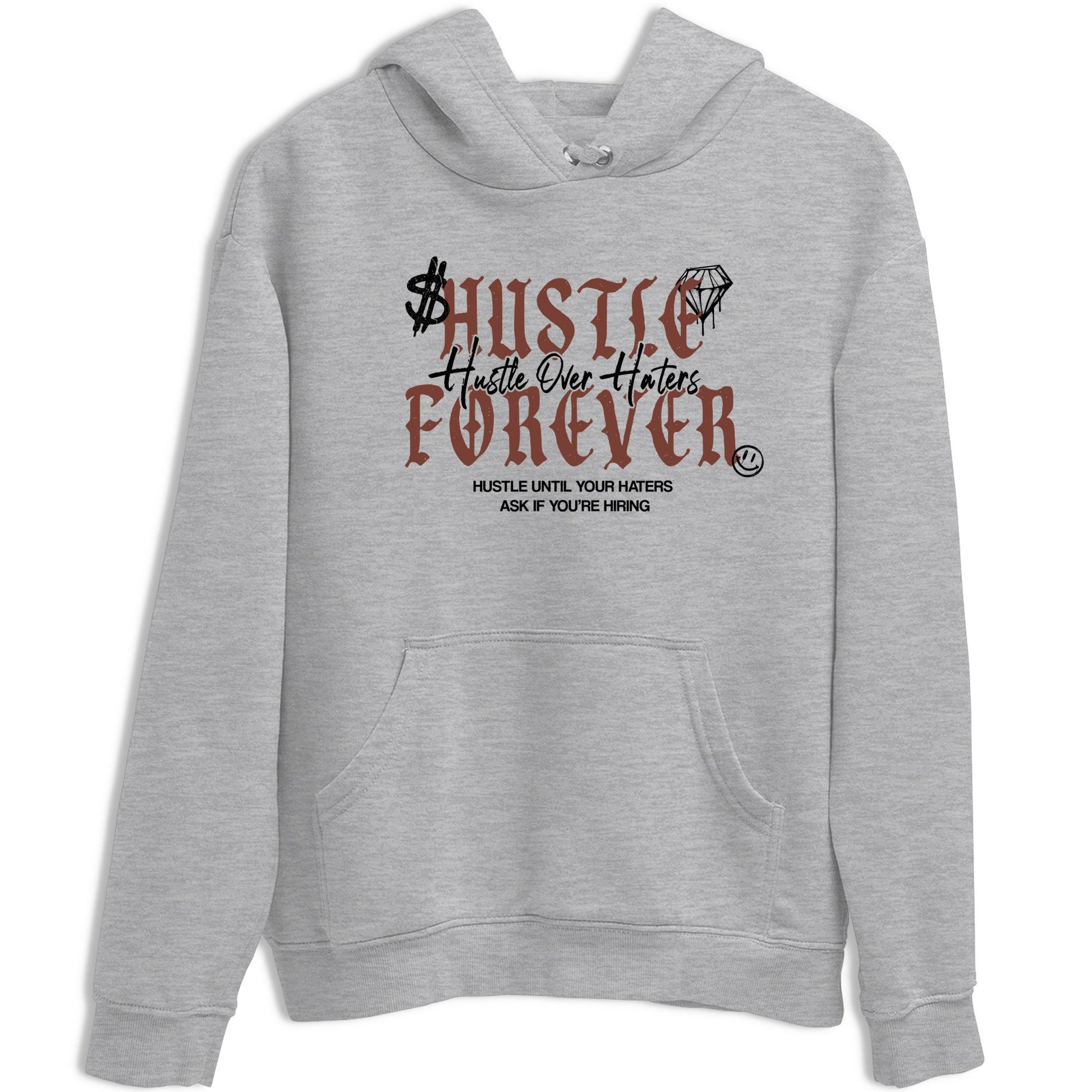 Sneaker match tees – Sneaker Tees To Match Dunk Low Football Shoes – Hustle Over Haters Tee Heather Grey 2