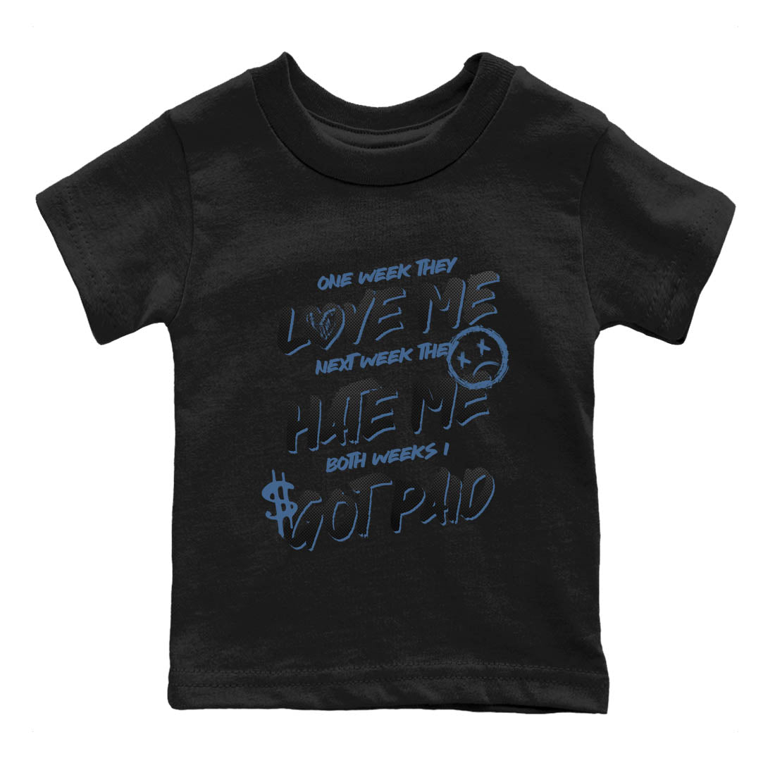 Sneaker Threads – Sneaker Tees To Match Air Foamposite One Carbon Fiber – I Got Paid Youth Graphic Tee Black 2. Perfect for Jordan releases 2025 colorways.