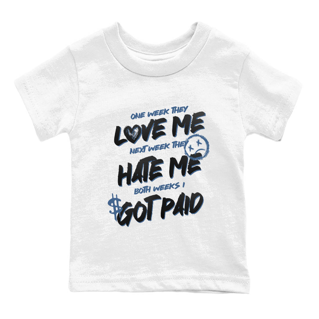Sneaker Threads – Sneaker Tees To Match Air Foamposite One Carbon Fiber – I Got Paid Youth Graphic Tee White 2. Perfect for Jordan releases 2025 colorways.