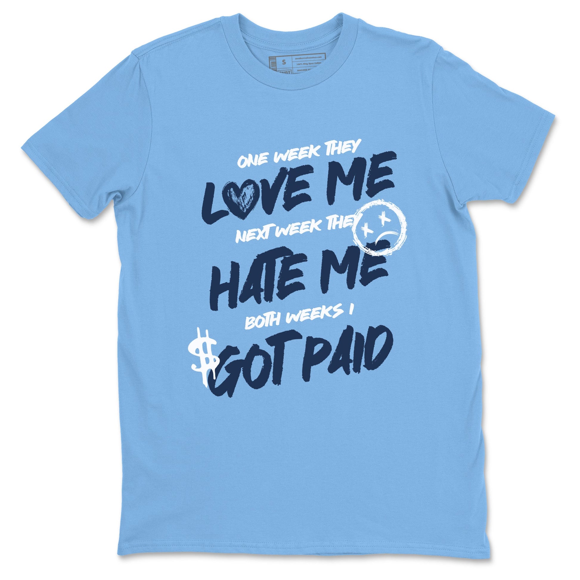 1s Obsidian shirts to match jordans I Got Paid shirts to match Jordans AJ1 Retro Low OG Obsidian match shoes to clothes SNRT Sneaker Tees unisex cotton Carolina Blue 2 shirts