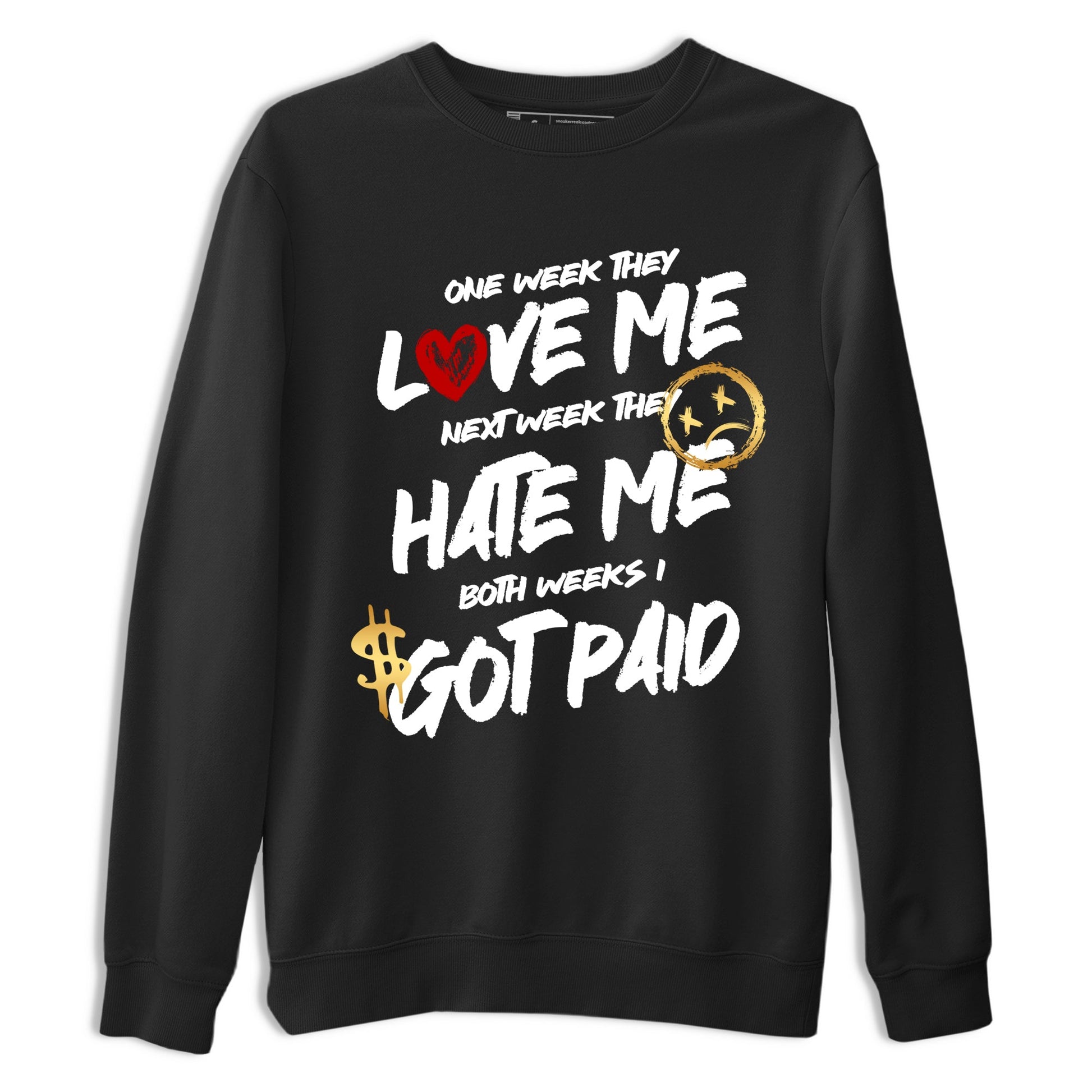 Sneaker match tees – Sneaker Tees To Match Air Jordan 12 Taxi Shoes – I Got Paid Tee Black 2