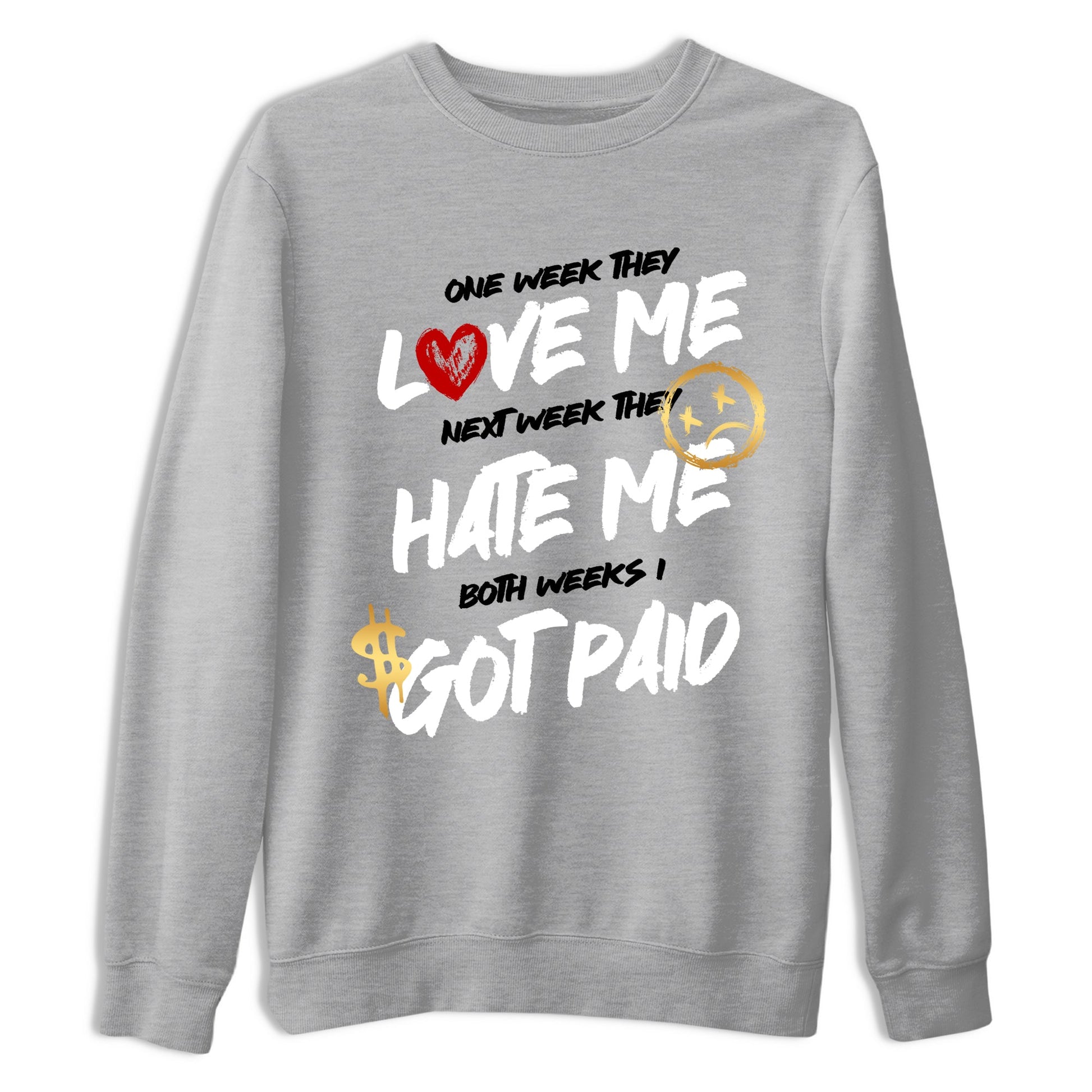 Sneaker match tees – Sneaker Tees To Match Air Jordan 12 Taxi Shoes – I Got Paid Tee Heather Grey 2