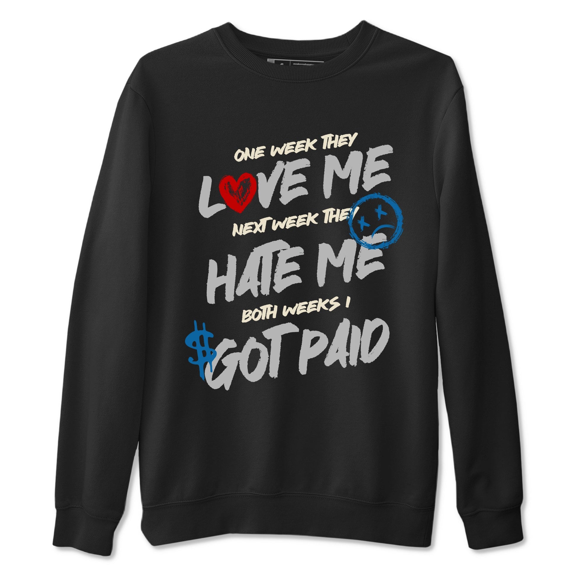 I Got Paid sneaker match t-shirt styled to complete your fit with the Air Jordan 3 Rare Air sneakers, shown in Black 2.