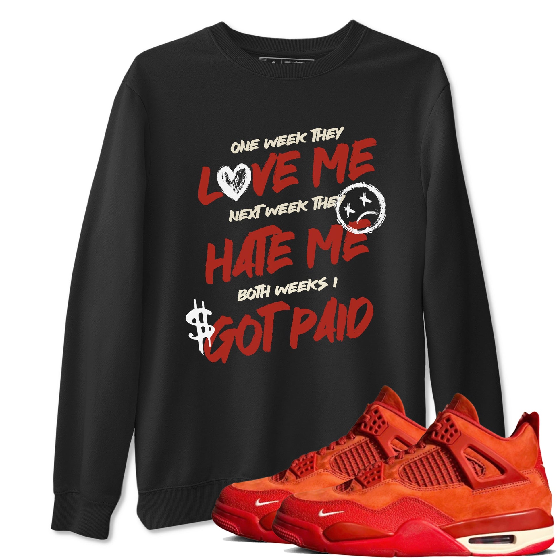 4s Brick By Brick best t shirts to wear with jordans I Got Paid sneaker match tees Nigel Sylvester x Air Jordan 4 Brick by Brick match shoes to clothes SNRT Sneaker Tees unisex cotton Black 1 shirts